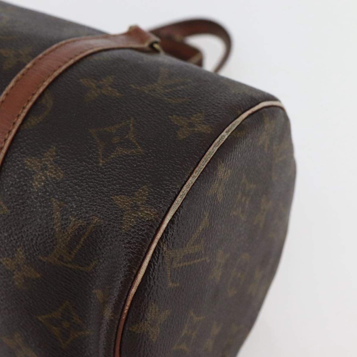 LOUIS VUITTON Monogram Papillon 30 Hand Bag M51385 LV Auth 144898