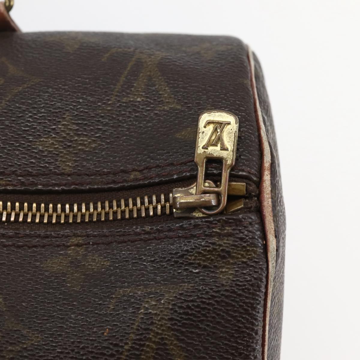 LOUIS VUITTON Monogram Papillon 30 Hand Bag M51385 LV Auth 144898