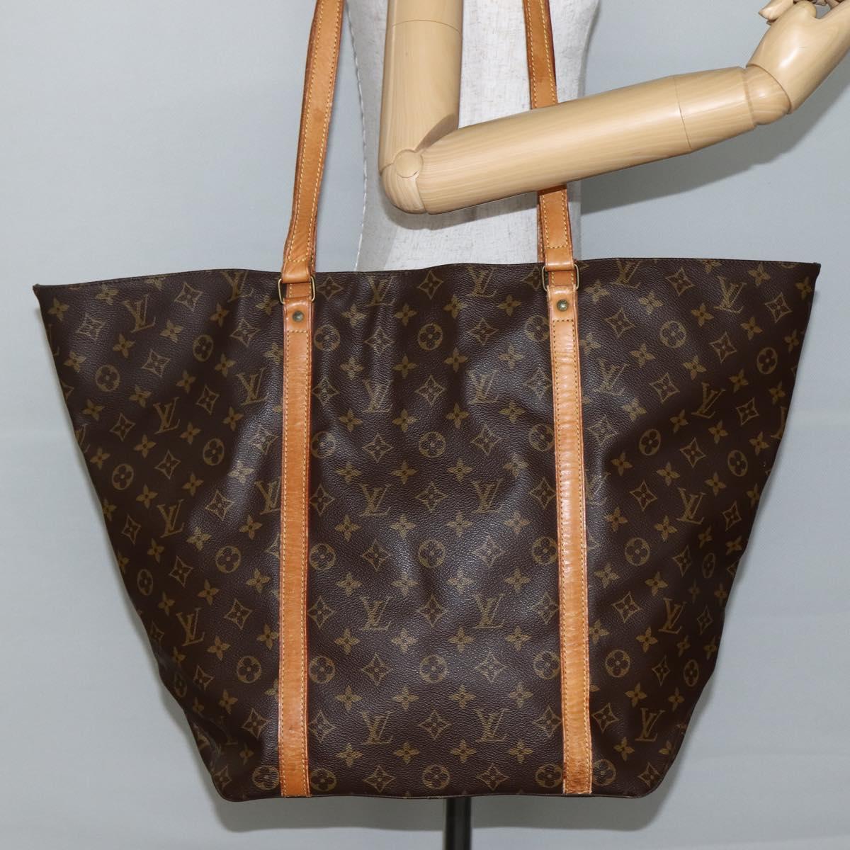 LOUIS VUITTON Monogram Sac Shopping GM Tote Bag M51110 LV Auth 144902