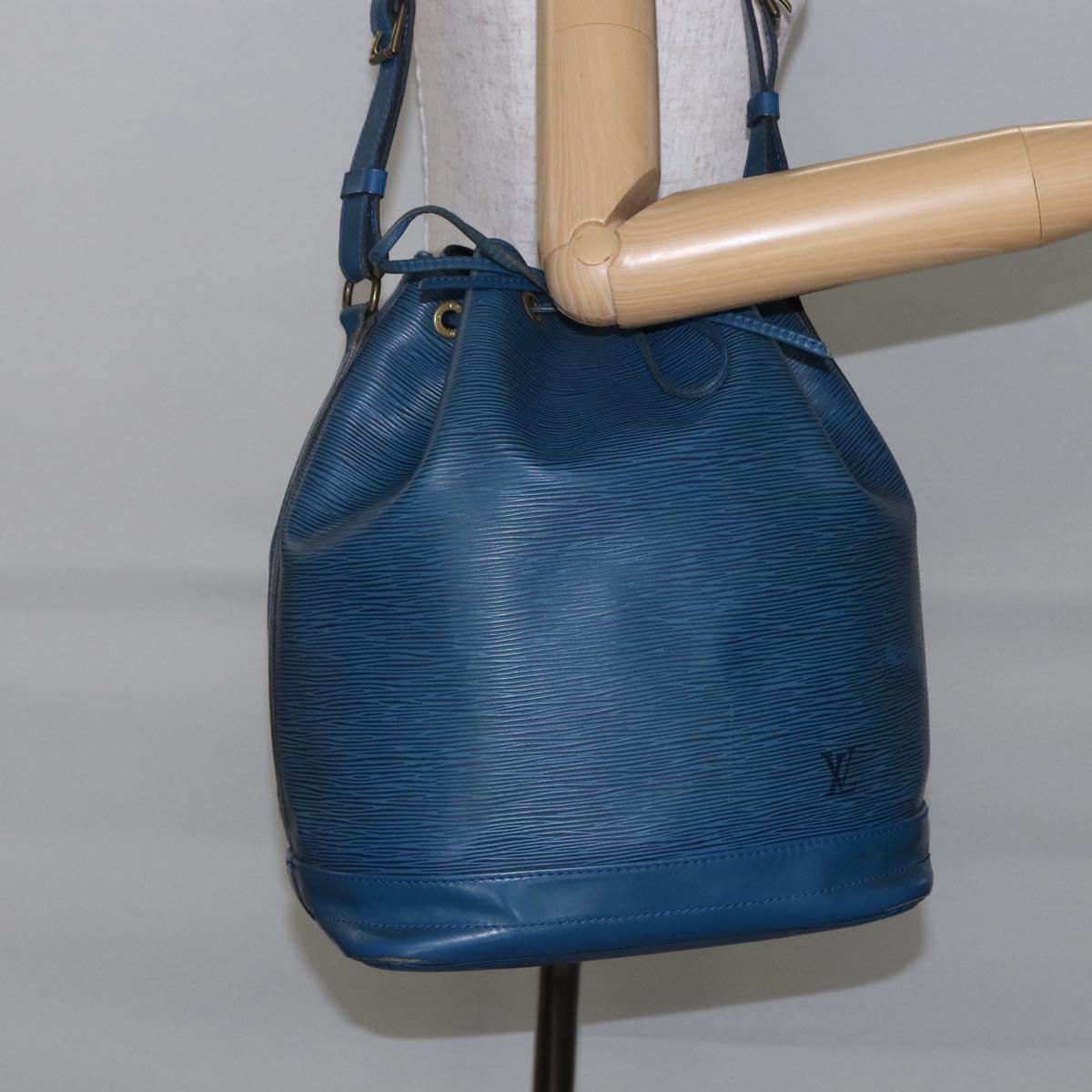 LOUIS VUITTON Epi Noe Shoulder Bag Toledo Blue M44005 LV Auth 144906