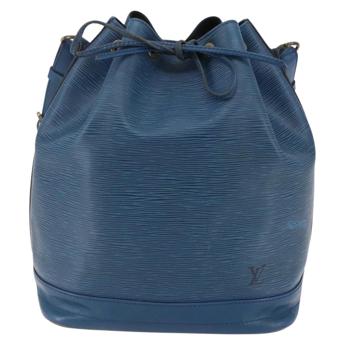 LOUIS VUITTON Epi Noe Shoulder Bag Toledo Blue M44005 LV Auth 144906