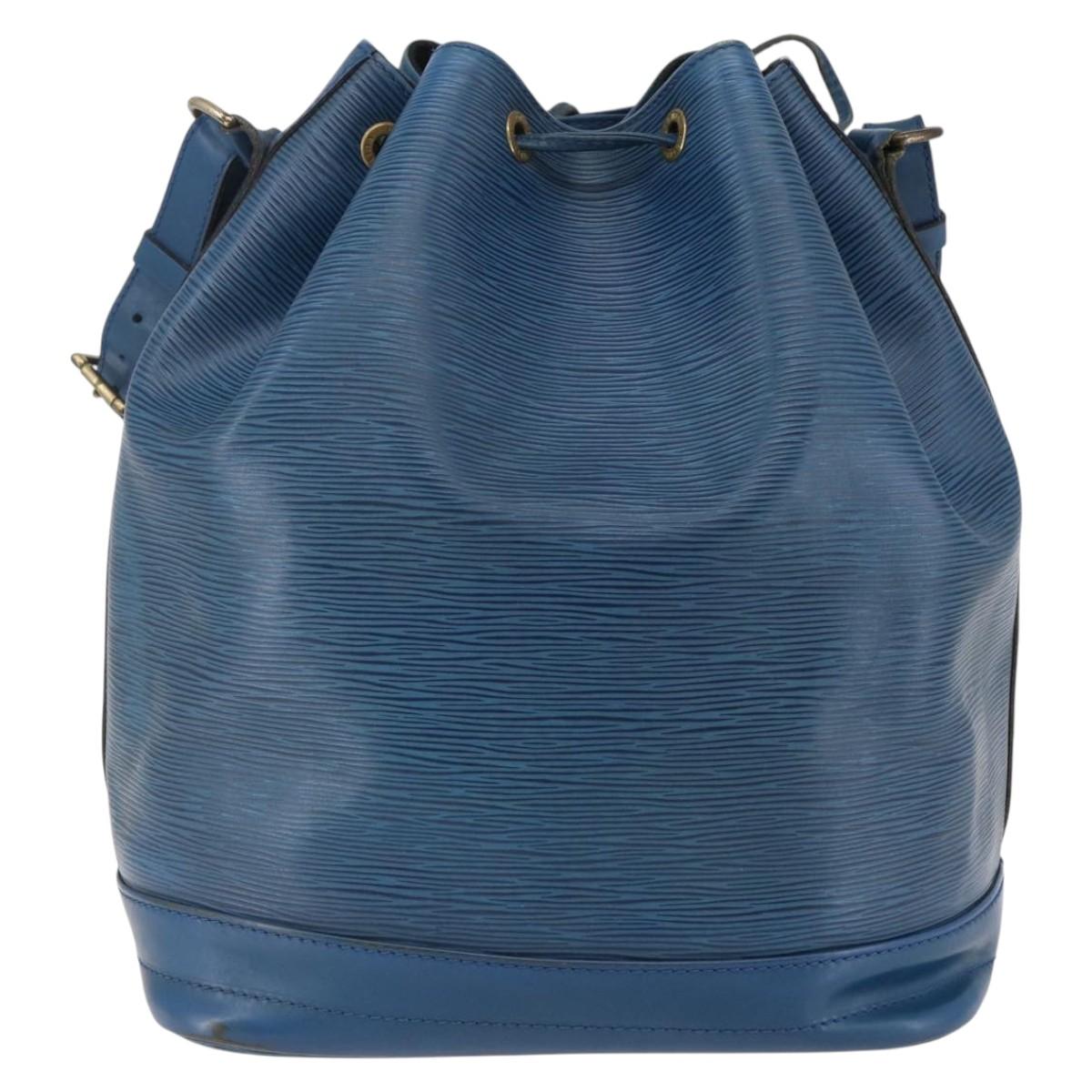 LOUIS VUITTON Epi Noe Shoulder Bag Toledo Blue M44005 LV Auth 144906