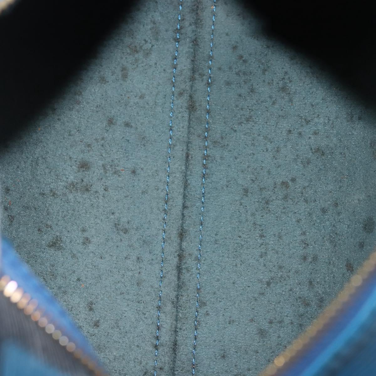 LOUIS VUITTON Epi Speedy 25 Hand Bag Toledo Blue M43015 LV Auth 144907