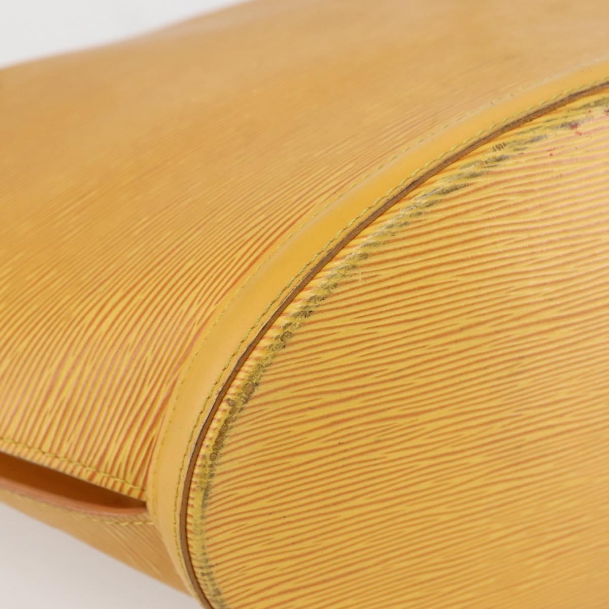 LOUIS VUITTON Epi Saint Jacques Shopping Shoulder Bag Yellow M52269 Auth 144909