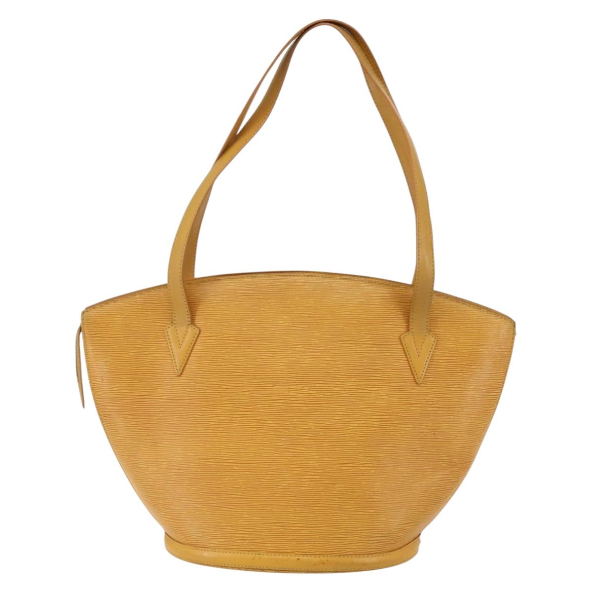 LOUIS VUITTON Epi Saint Jacques Shopping Shoulder Bag Yellow M52269 Auth 144909