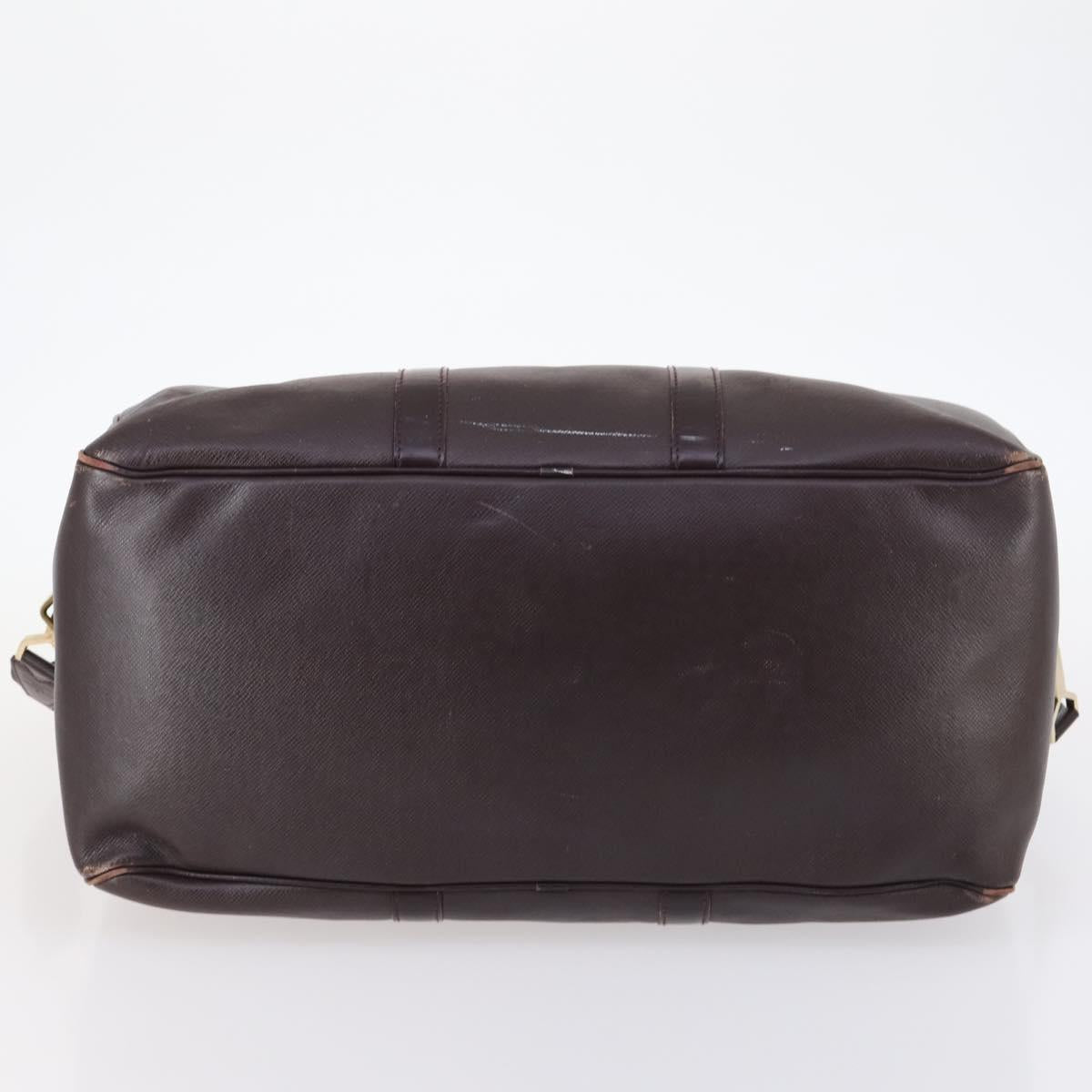 LOUIS VUITTON Taiga Kendall PM Boston Bag Acajou M30126 LV Auth 144913