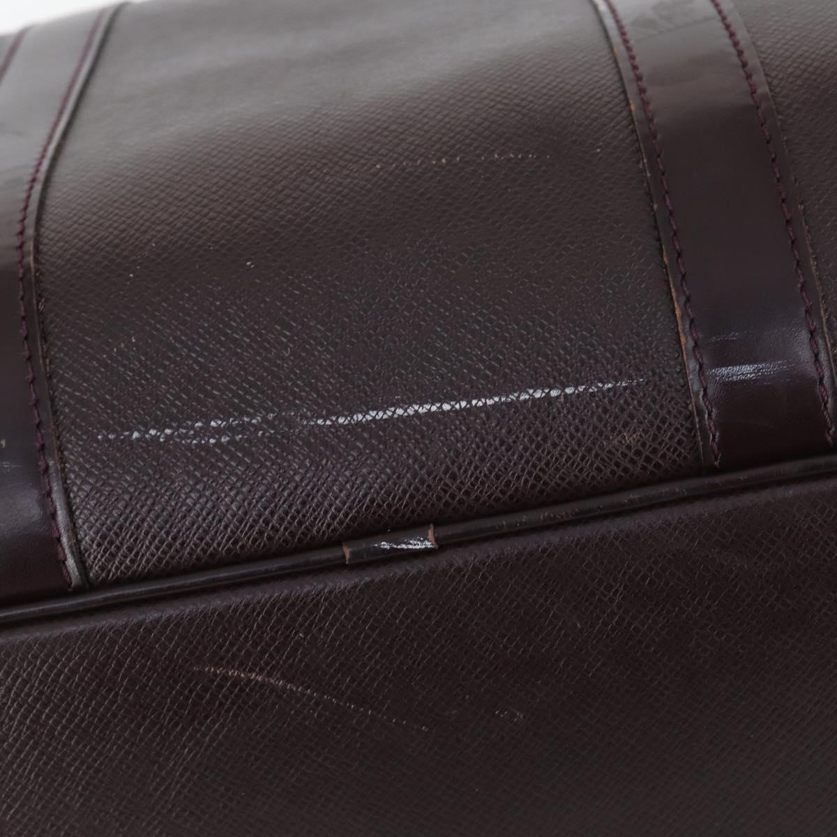LOUIS VUITTON Taiga Kendall PM Boston Bag Acajou M30126 LV Auth 144913