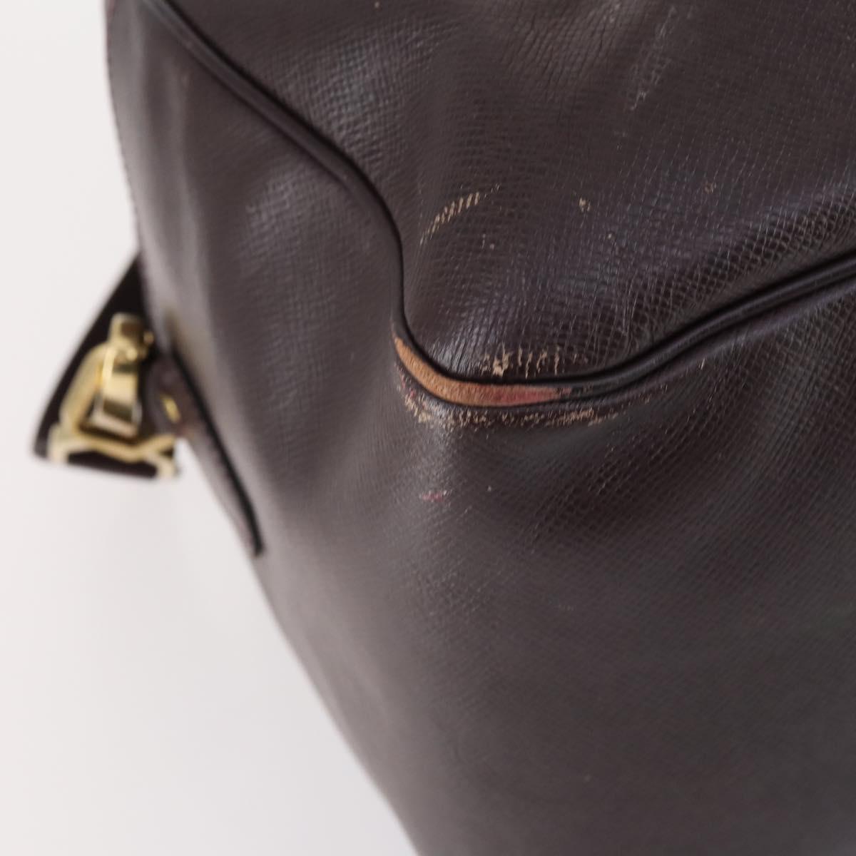 LOUIS VUITTON Taiga Kendall PM Boston Bag Acajou M30126 LV Auth 144913