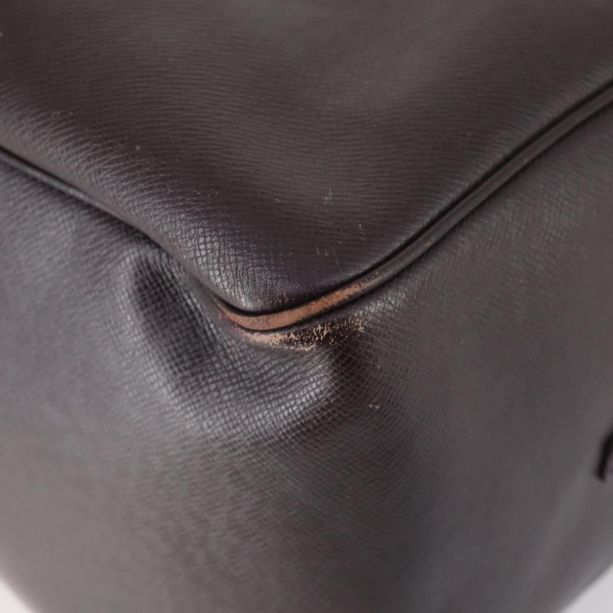 LOUIS VUITTON Taiga Kendall PM Boston Bag Acajou M30126 LV Auth 144913