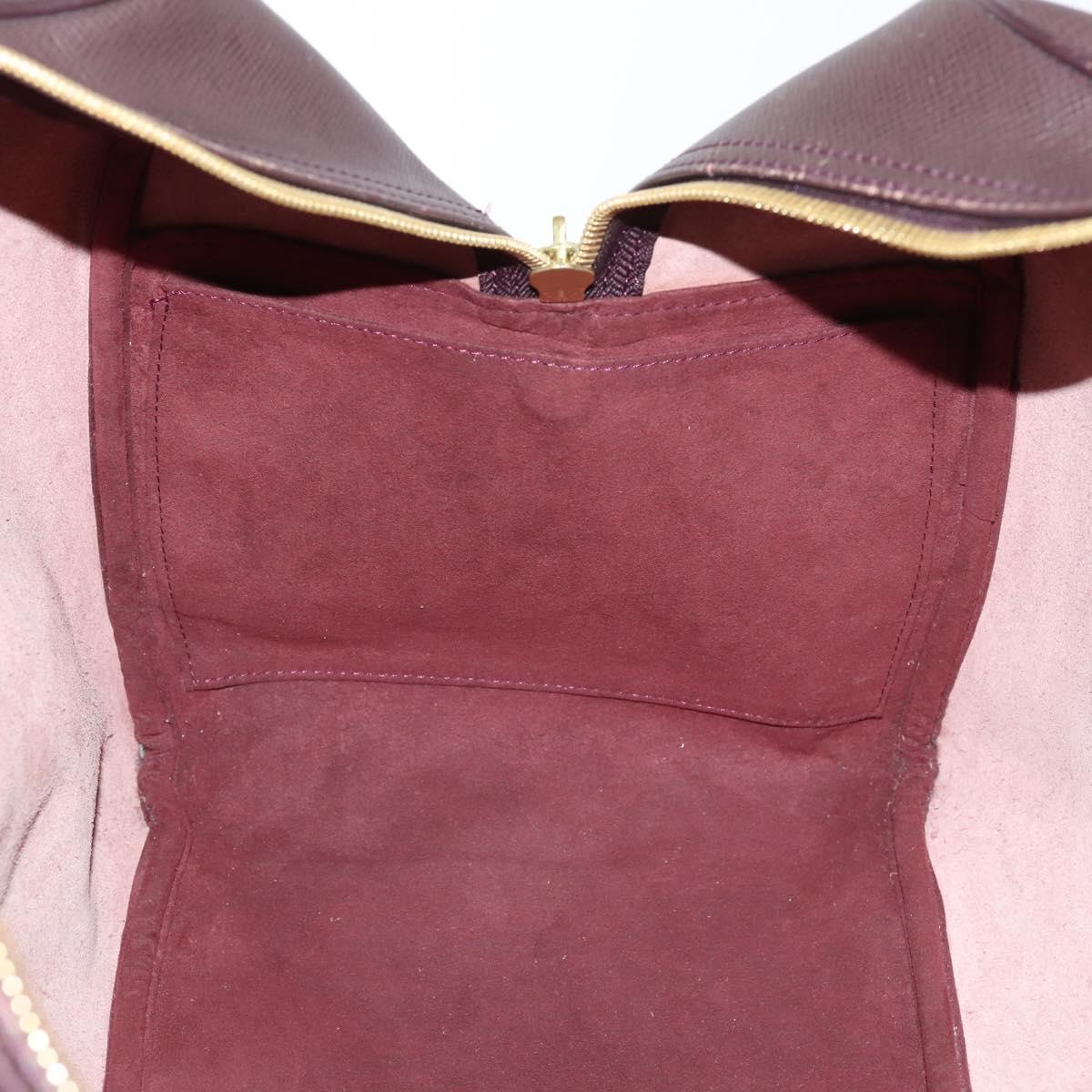 LOUIS VUITTON Taiga Kendall PM Boston Bag Acajou M30126 LV Auth 144913