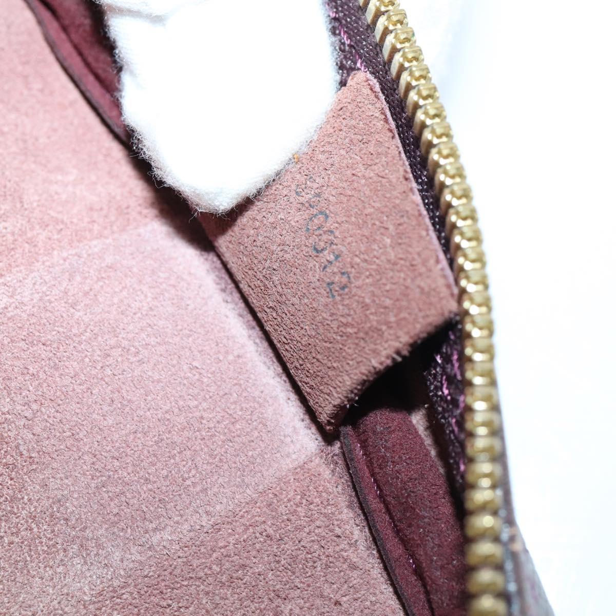 LOUIS VUITTON Taiga Kendall PM Boston Bag Acajou M30126 LV Auth 144913