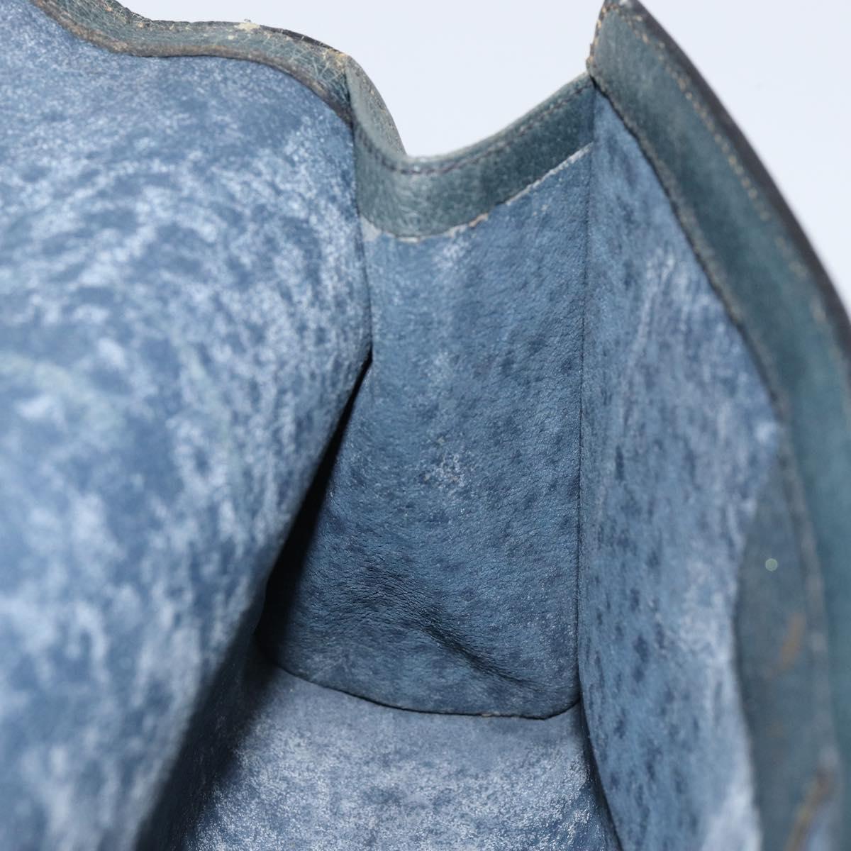 GUCCI GG Supreme Sherry Line Clutch Bag PVC Navy Red 89 01 006 Auth 144919