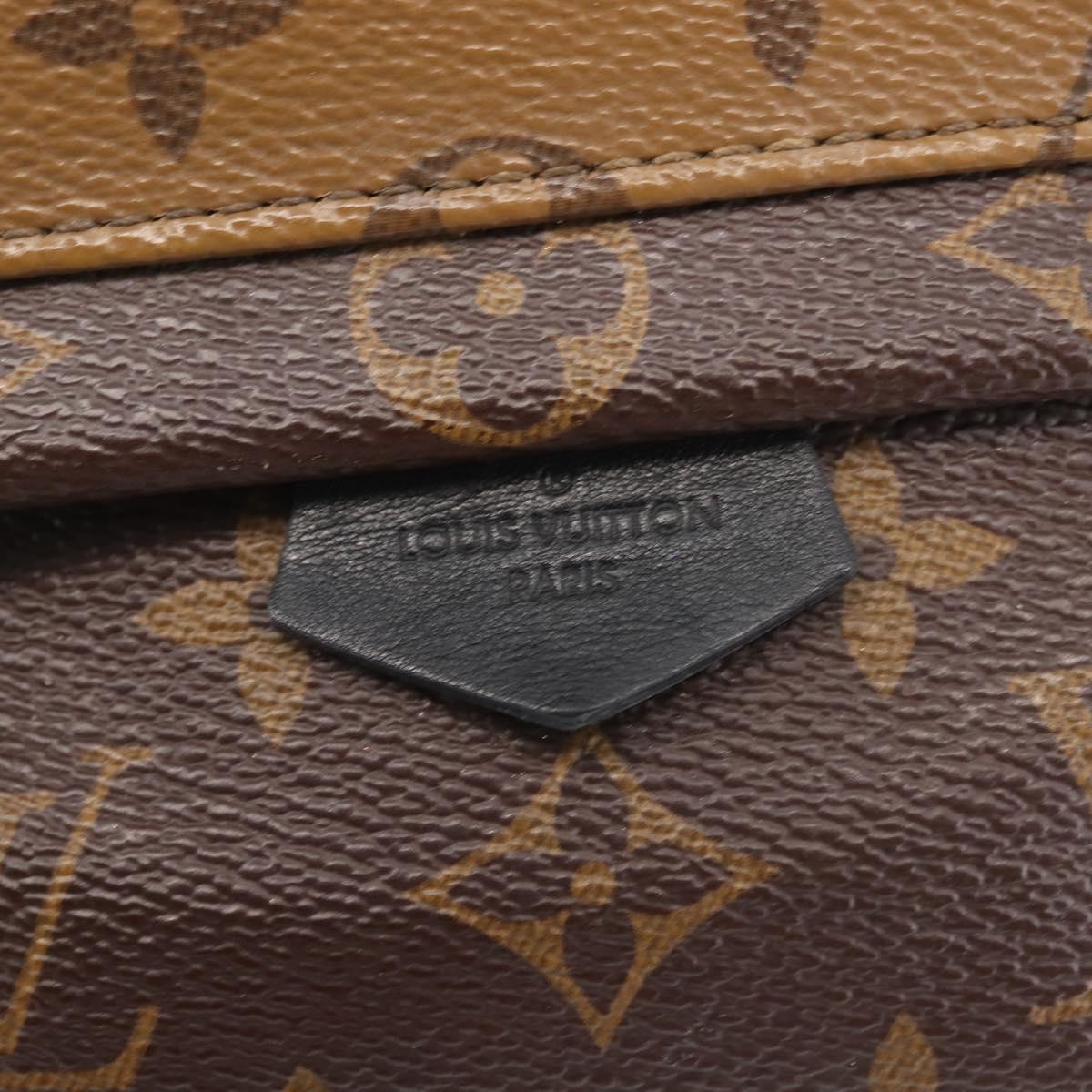 LOUIS VUITTON Monogram Reverse Palm Springs MINI Backpack M44872 LV Auth 144928