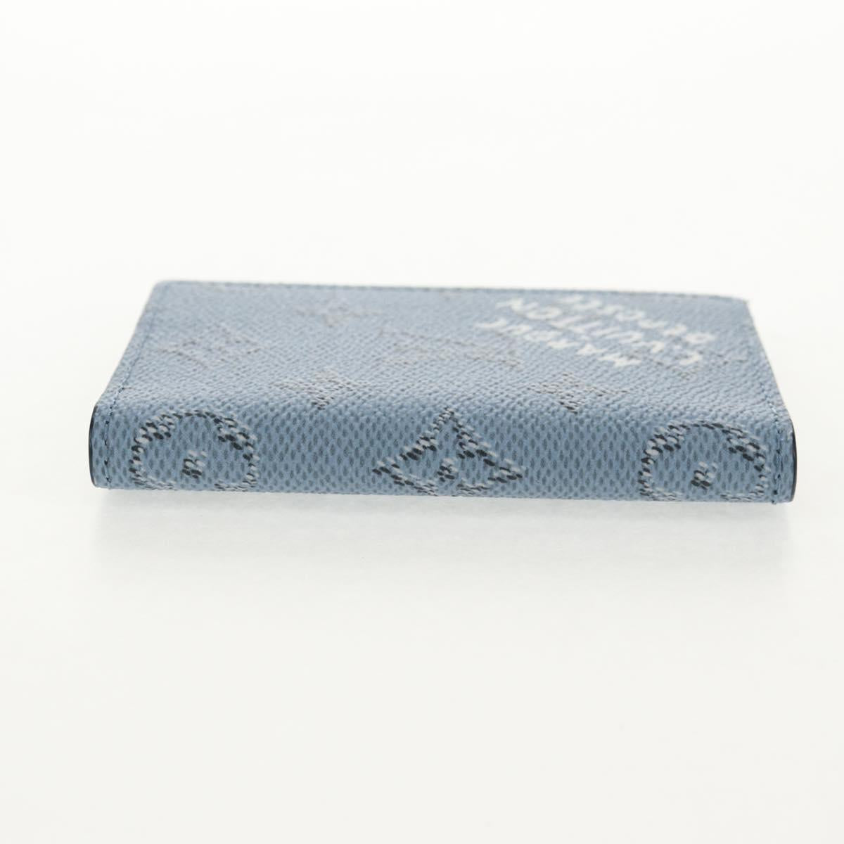 LOUIS VUITTON Heritage Organizer De Poch Card Case Blue M14688 LV Auth 144932M