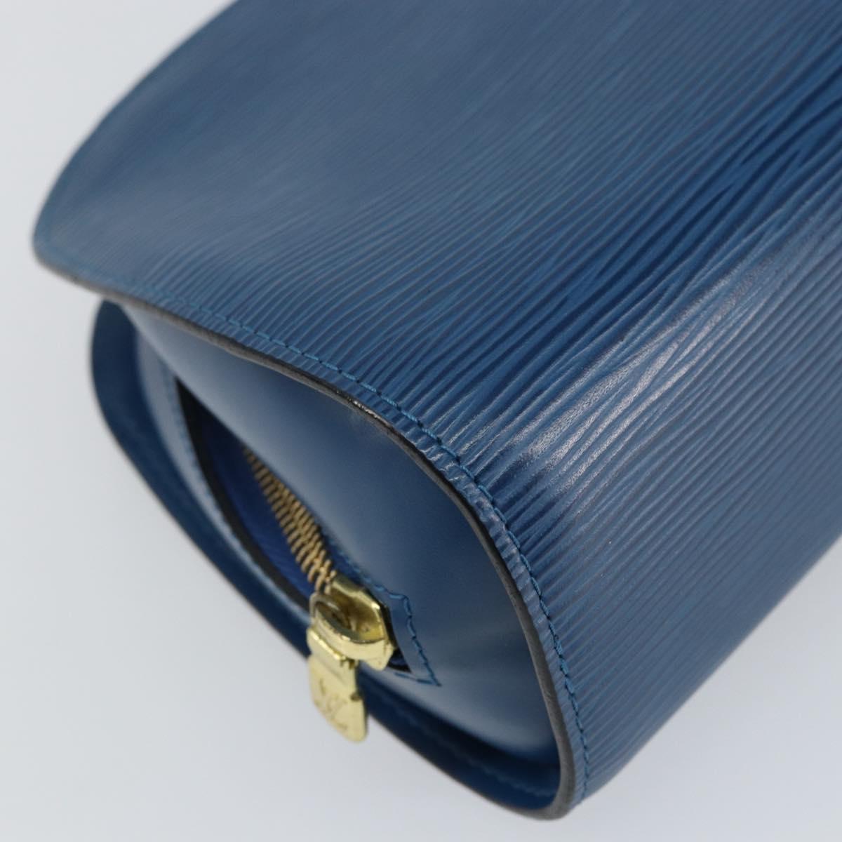 LOUIS VUITTON Epi Dauphine GM Pouch Blue M48435 LV Auth 144943