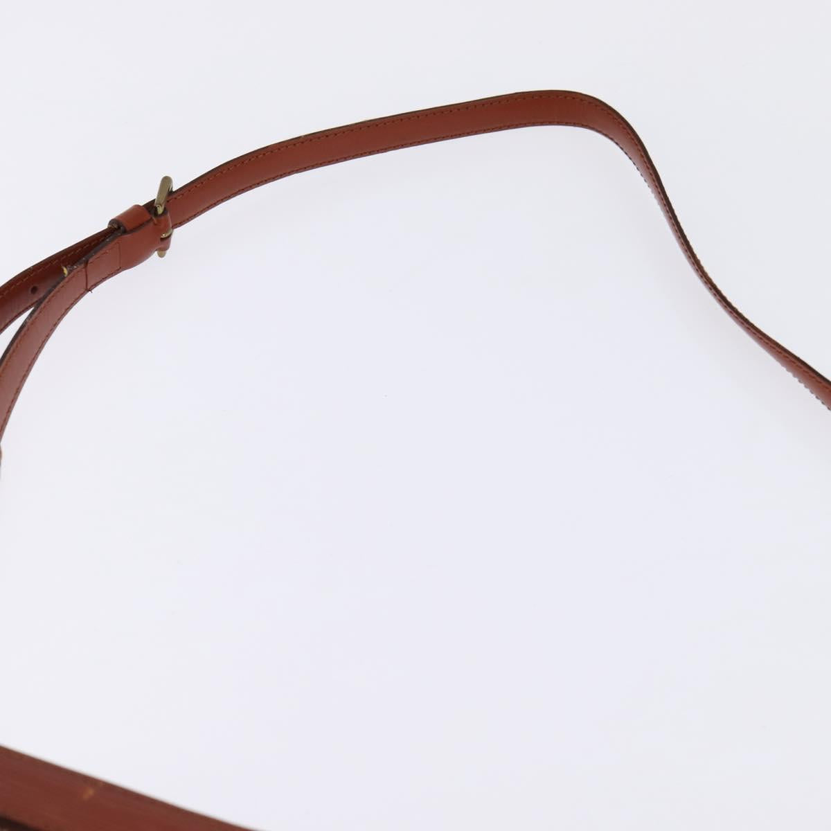 LOUIS VUITTON Epi Angian Clutch Bag Brown M52113 LV Auth 144944