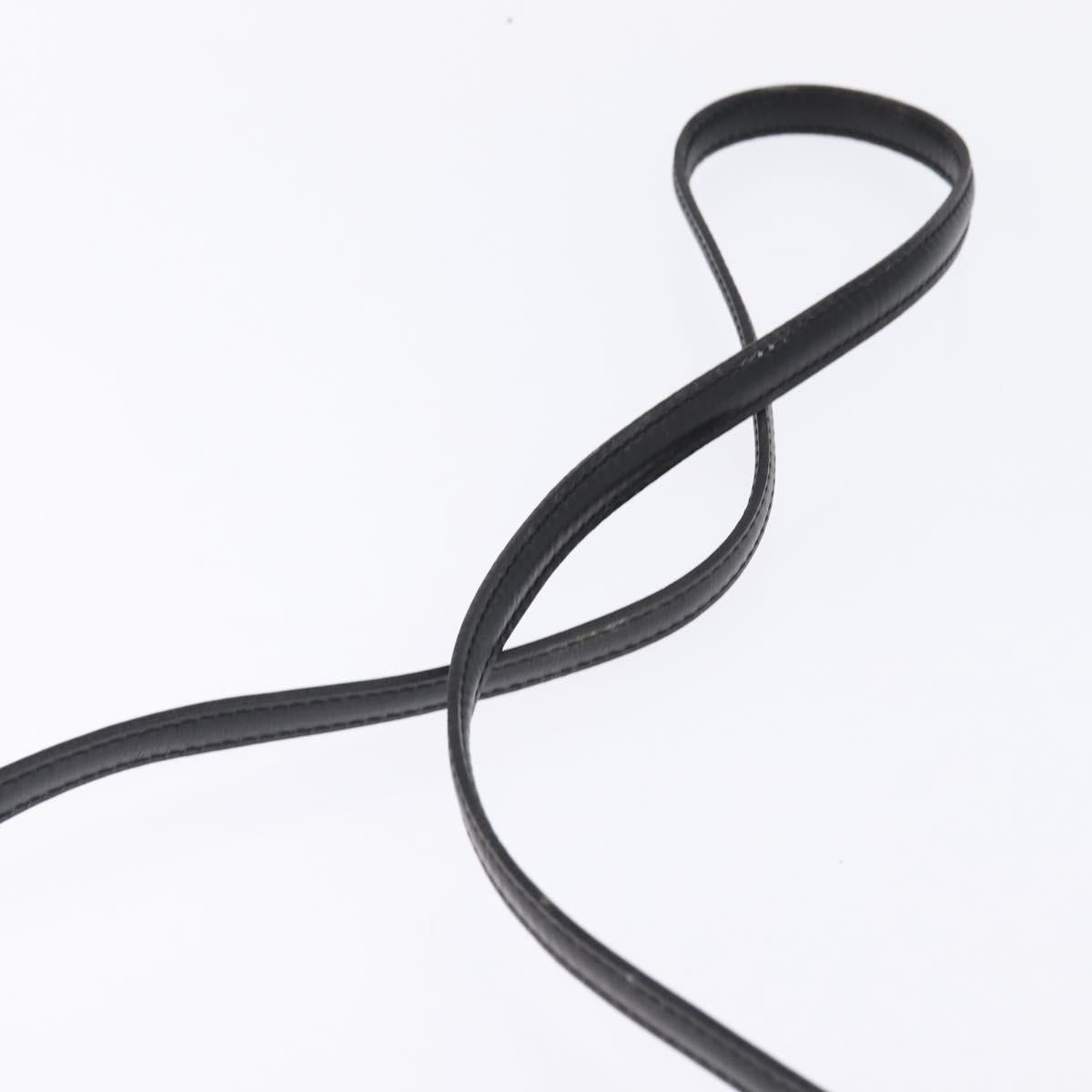 LOUIS VUITTON Epi Pochette Arche Shoulder Bag Black Noir M52572 LV Auth 144945