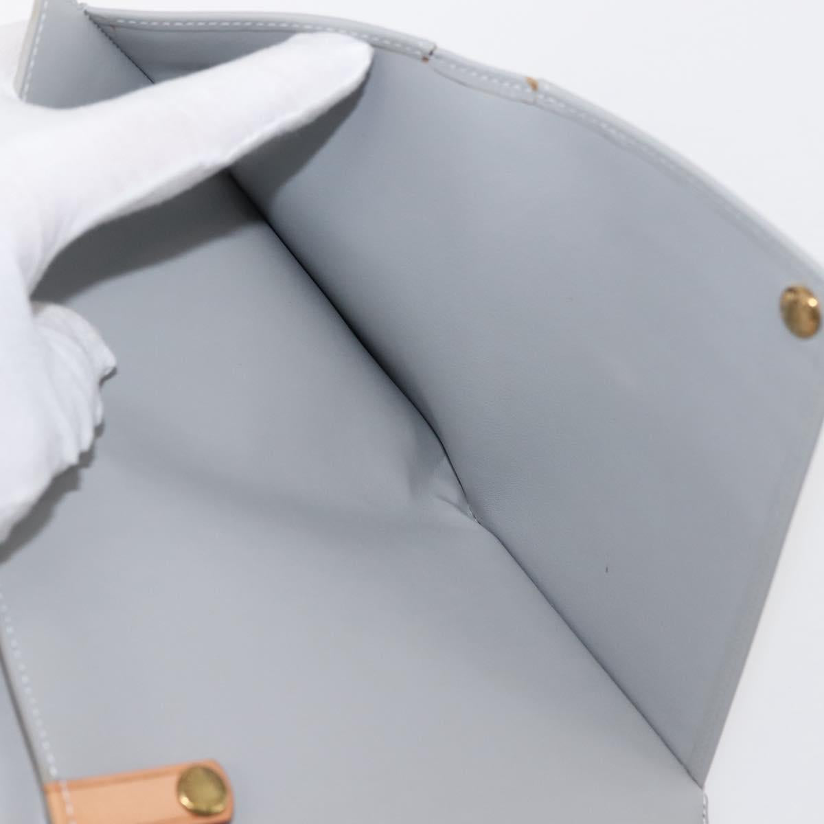 LOUIS VUITTON Monogram Vernis Walker Wallet Gris M91031 LV Auth 144946