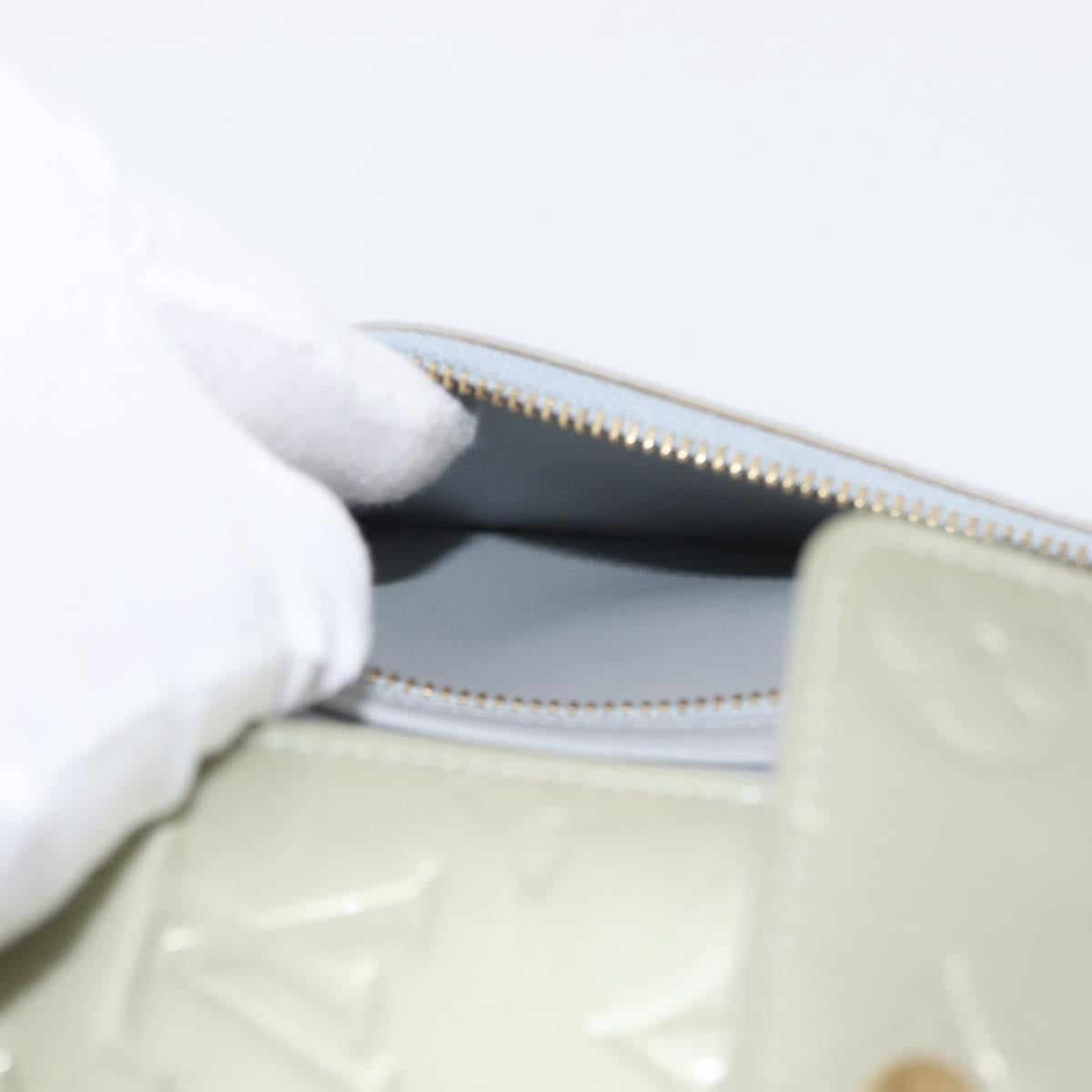 LOUIS VUITTON Monogram Vernis Walker Wallet Gris M91031 LV Auth 144946