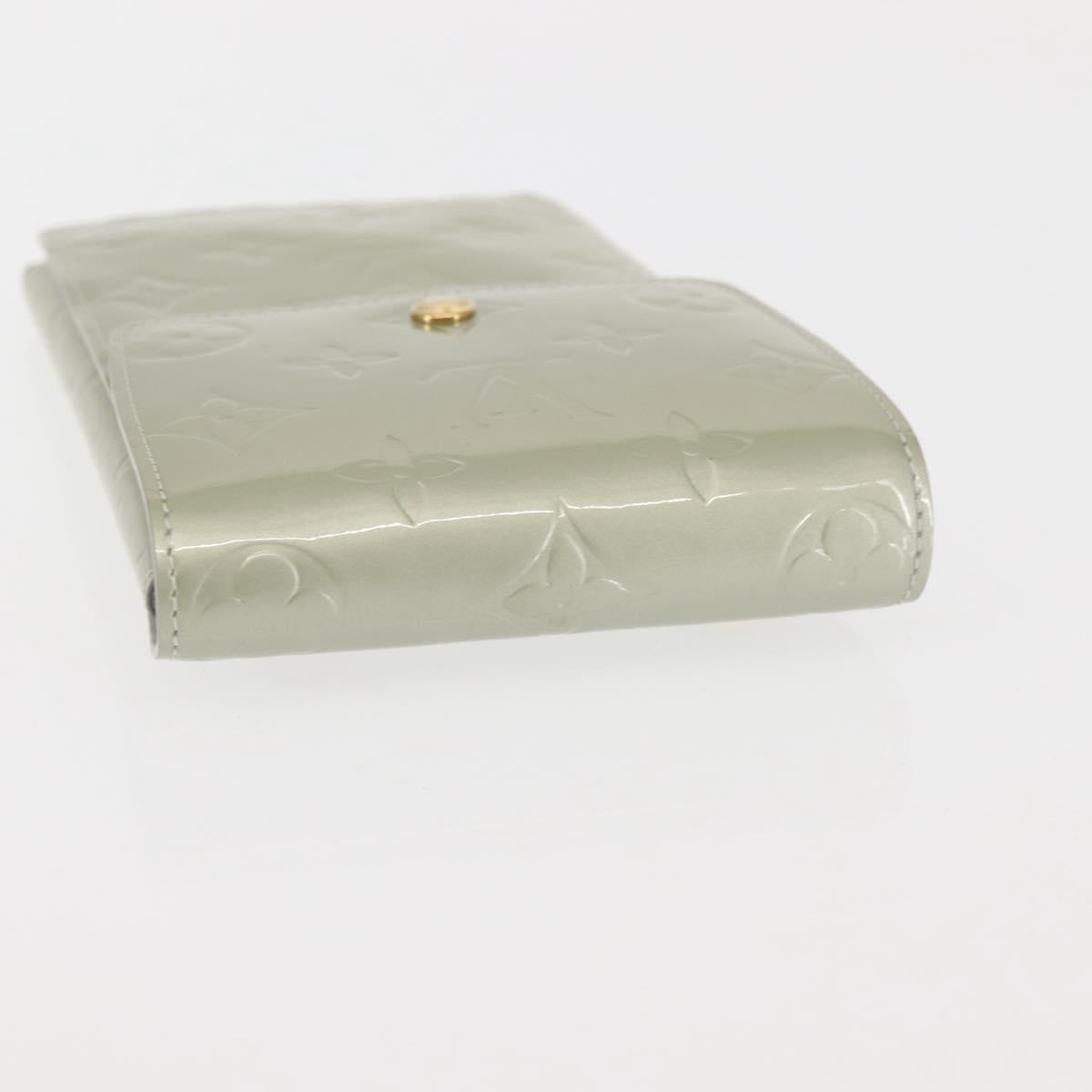 LOUIS VUITTON Monogram Vernis Walker Wallet Gris M91031 LV Auth 144946