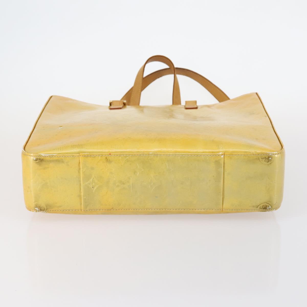 LOUIS VUITTON Monogram Vernis Tote Bag 2Set Beige LV Auth 144959