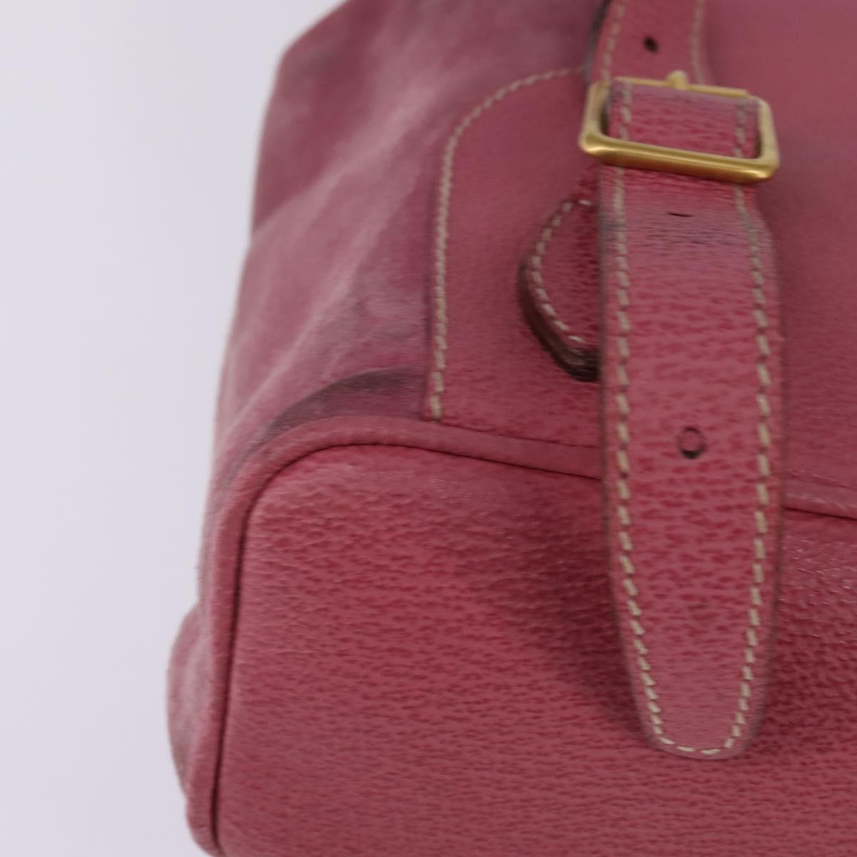 GUCCI Backpack Suede Pink Gold 003 2058 0016 Auth 144974