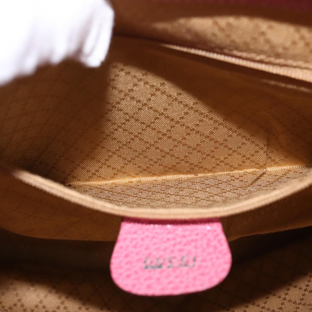 GUCCI Backpack Suede Pink Gold 003 2058 0016 Auth 144974