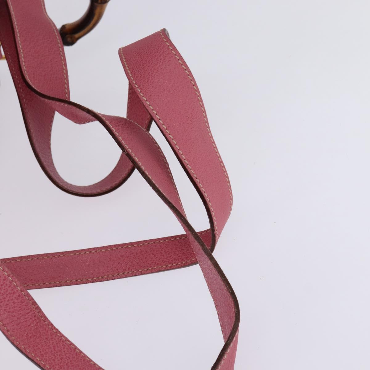 GUCCI Backpack Suede Pink Gold 003 2058 0016 Auth 144974