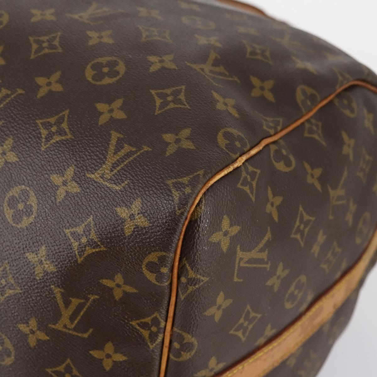 LOUIS VUITTON Monogram Keepall Bandouliere 55 Boston Bag M41414 LV Auth 144984