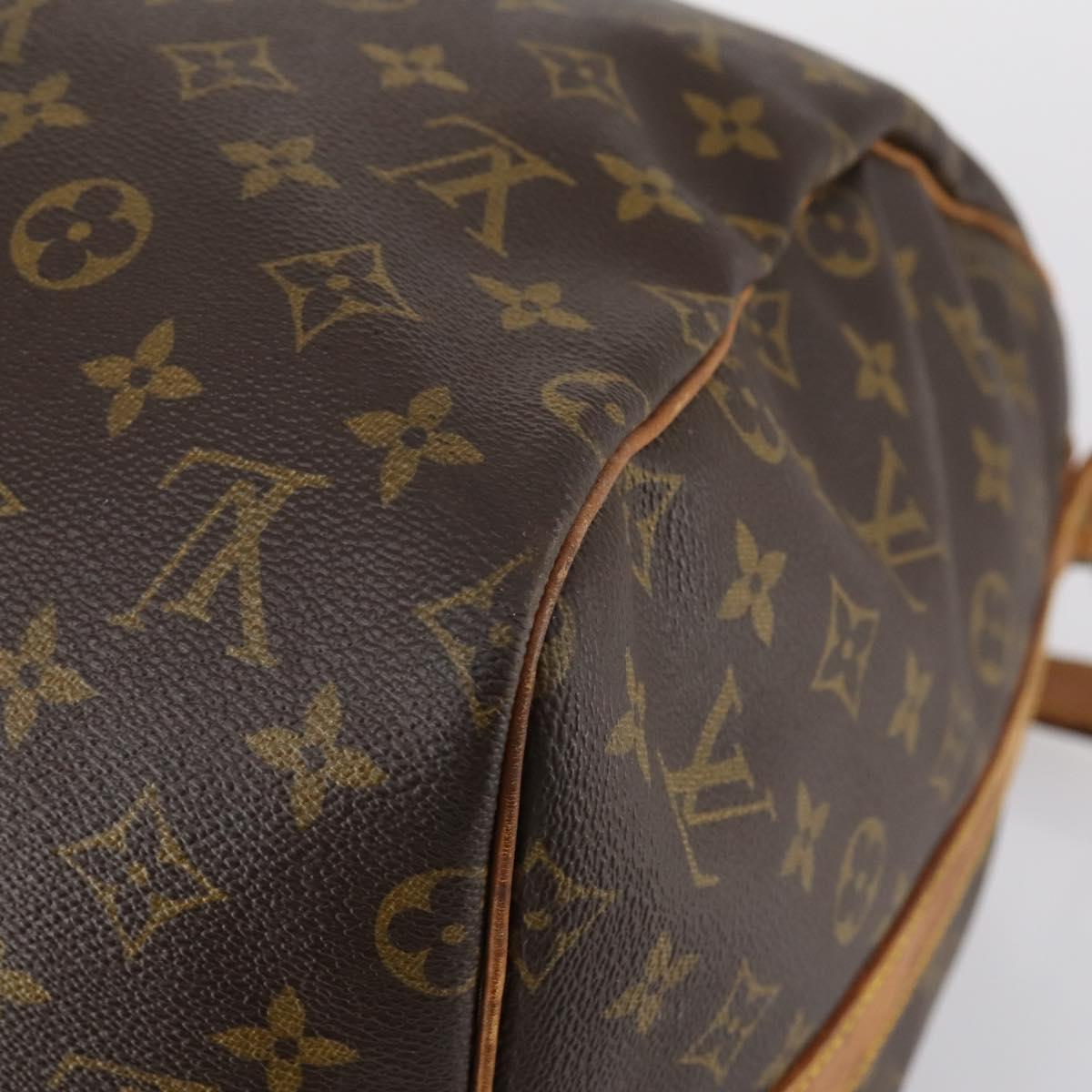 LOUIS VUITTON Monogram Keepall Bandouliere 55 Boston Bag M41414 LV Auth 144984