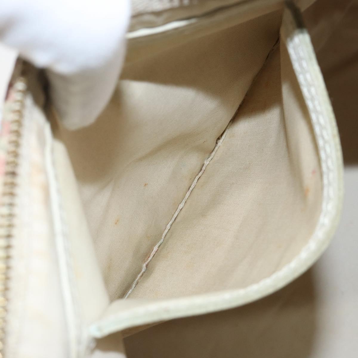 LOUIS VUITTON Monogram Mini Lin Croisette Speedy 30 Bag Pink M95501 Auth 144993