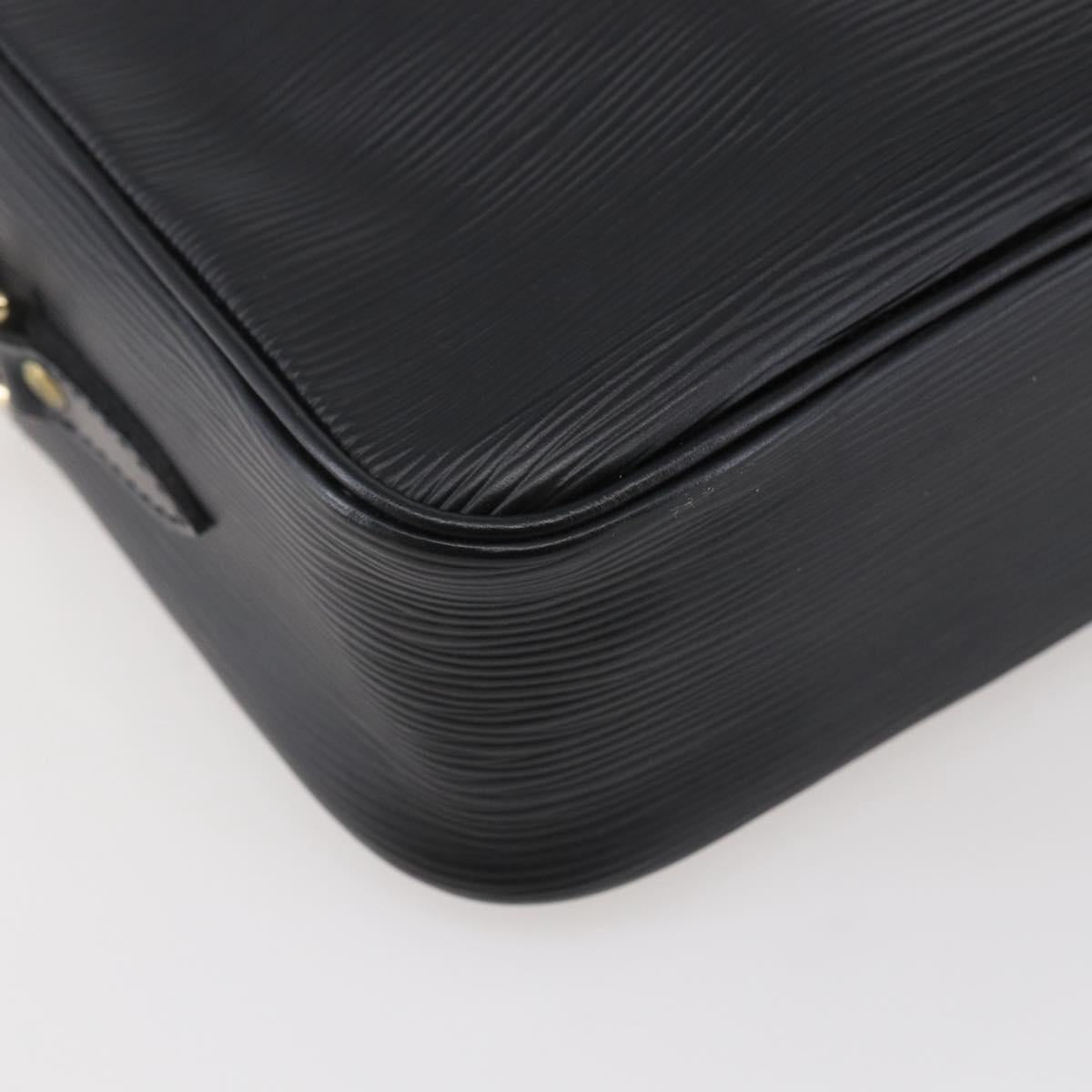 LOUIS VUITTON Epi Trocadero 27 Shoulder Bag Black M52312 LV Auth 144997