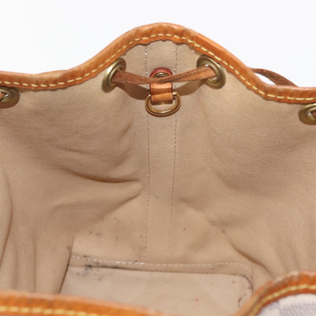 LOUIS VUITTON Damier Azur Noe BB Shoulder Bag N41220 LV Auth 144999