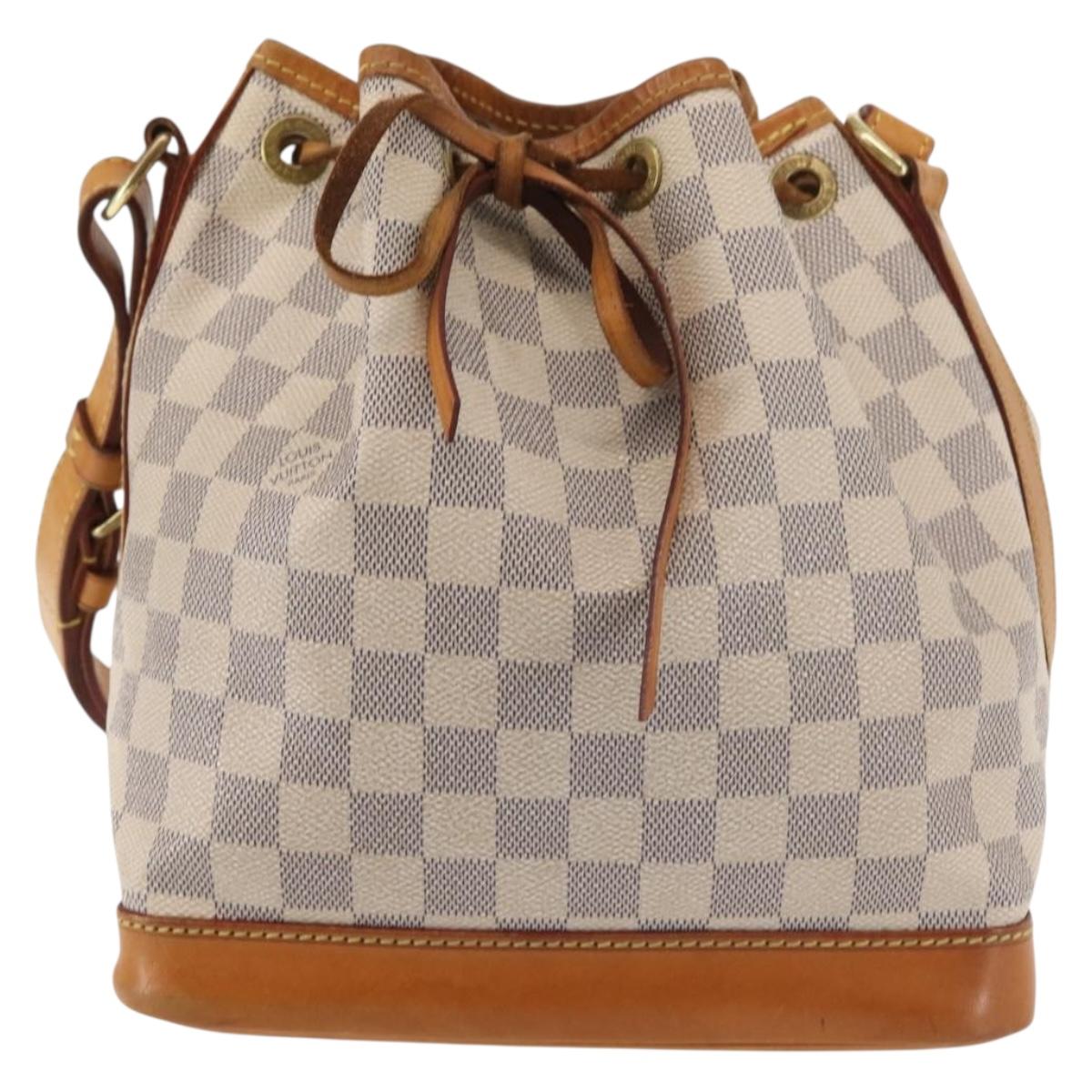 LOUIS VUITTON Damier Azur Noe BB Shoulder Bag N41220 LV Auth 144999