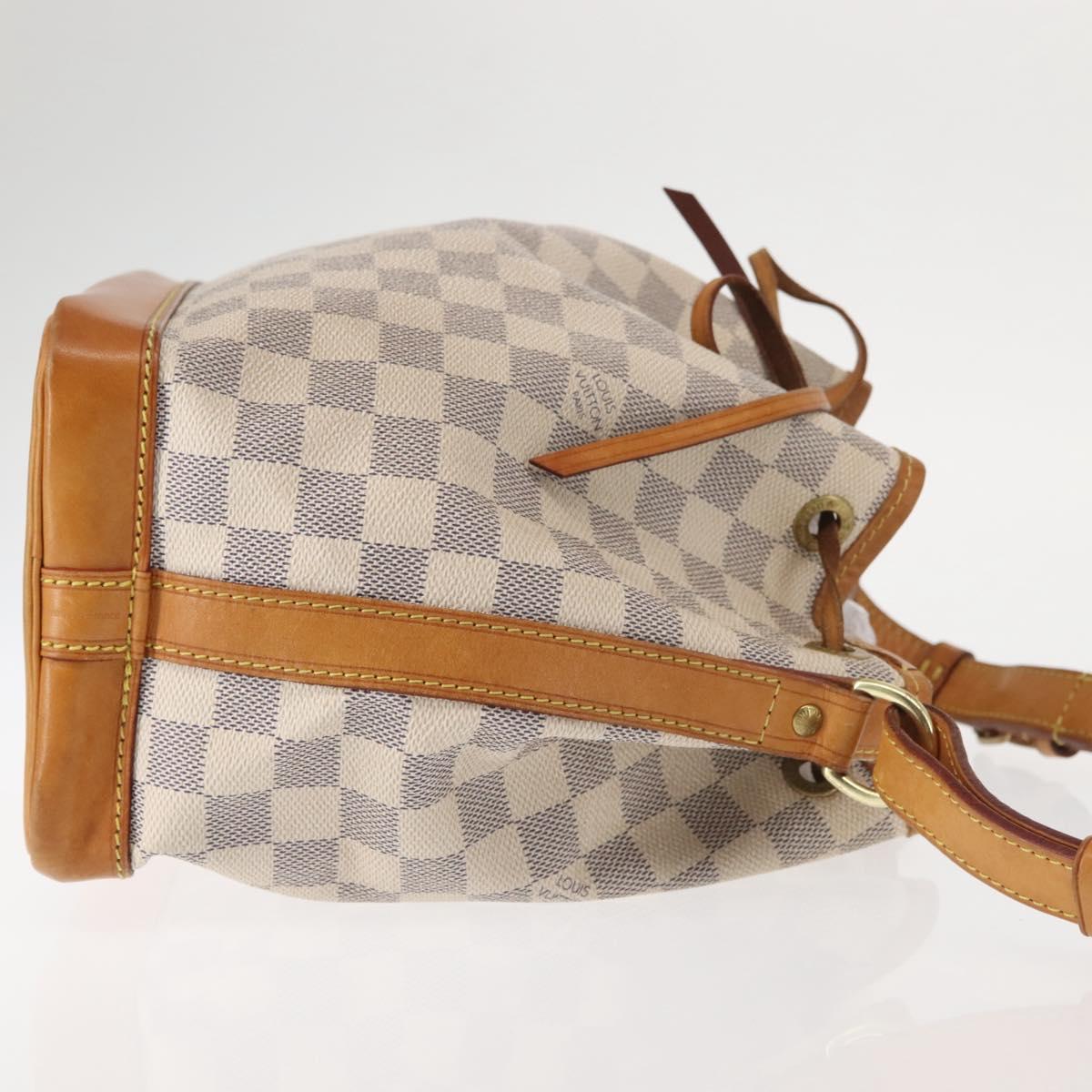 LOUIS VUITTON Damier Azur Noe BB Shoulder Bag N41220 LV Auth 144999