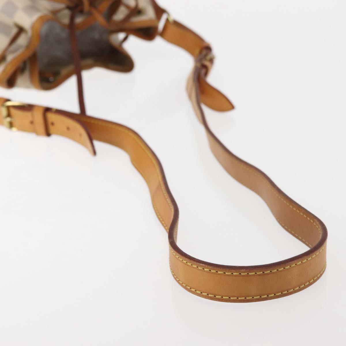 LOUIS VUITTON Damier Azur Noe BB Shoulder Bag N41220 LV Auth 144999