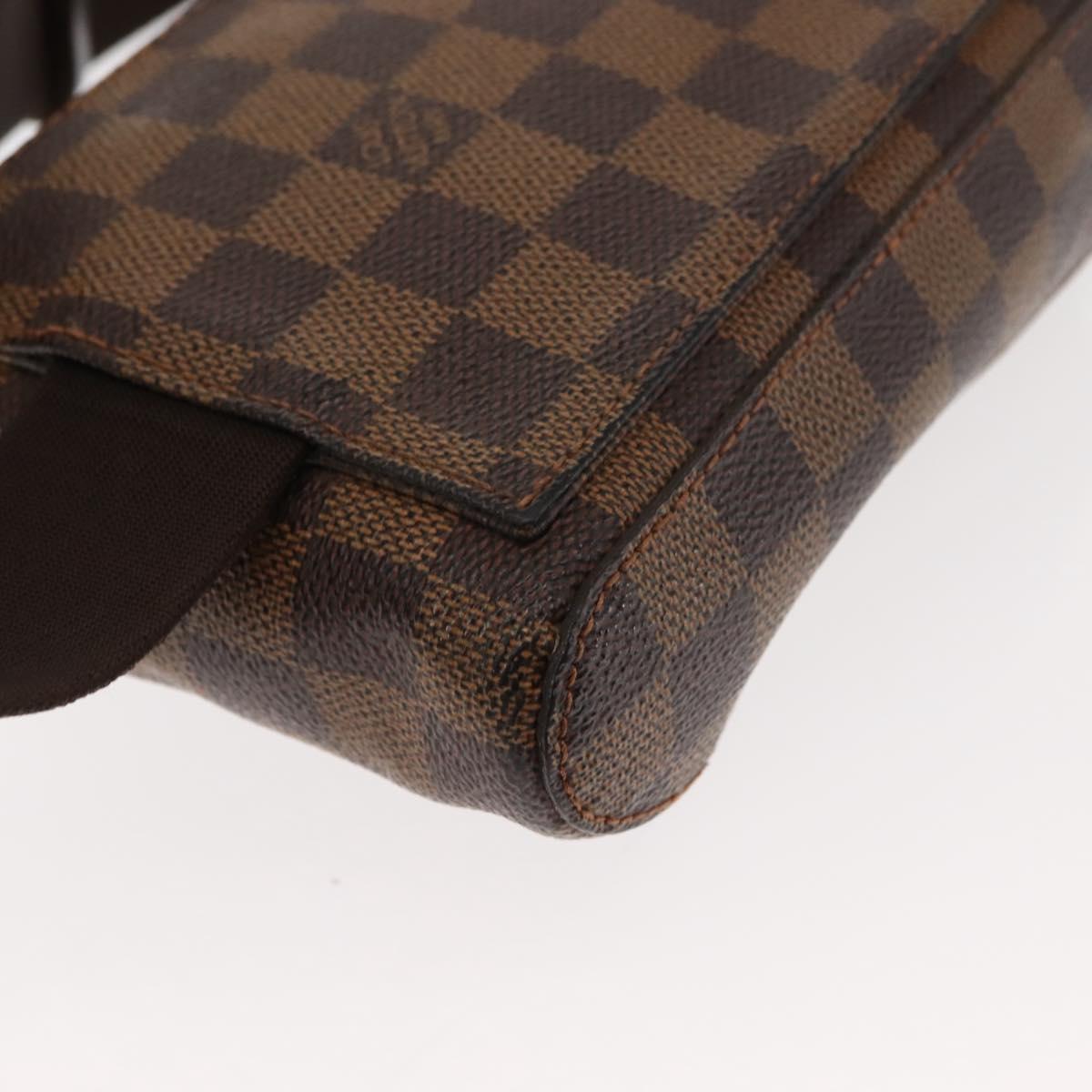 LOUIS VUITTON Damier Ebene Geronimos Shoulder Bag N51994 LV Auth 145000