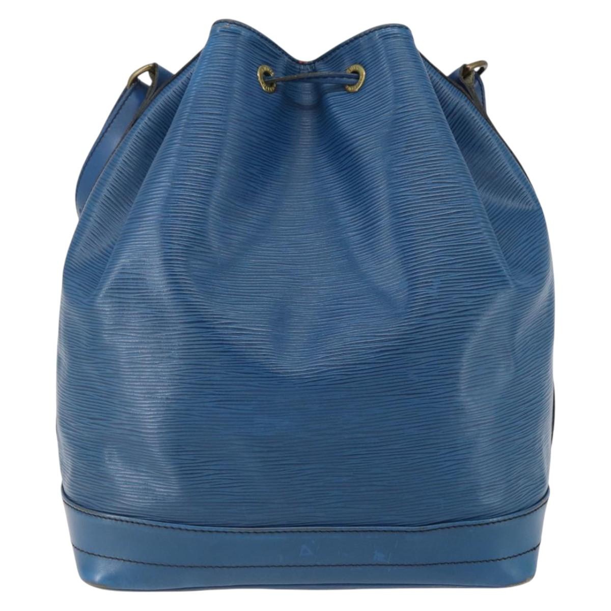 LOUIS VUITTON Epi Noe Shoulder Bag Toledo Blue M44005 LV Auth 145031