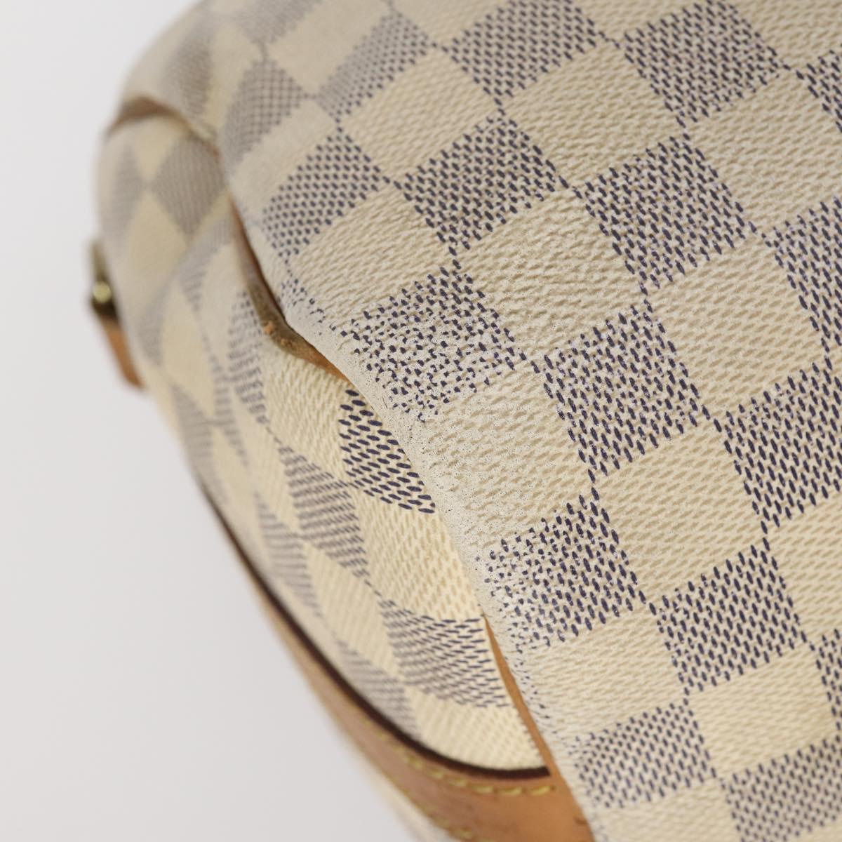 LOUIS VUITTON Damier Azur Speedy Bandouliere 25 Hand Bag N41000 LV Auth 145036