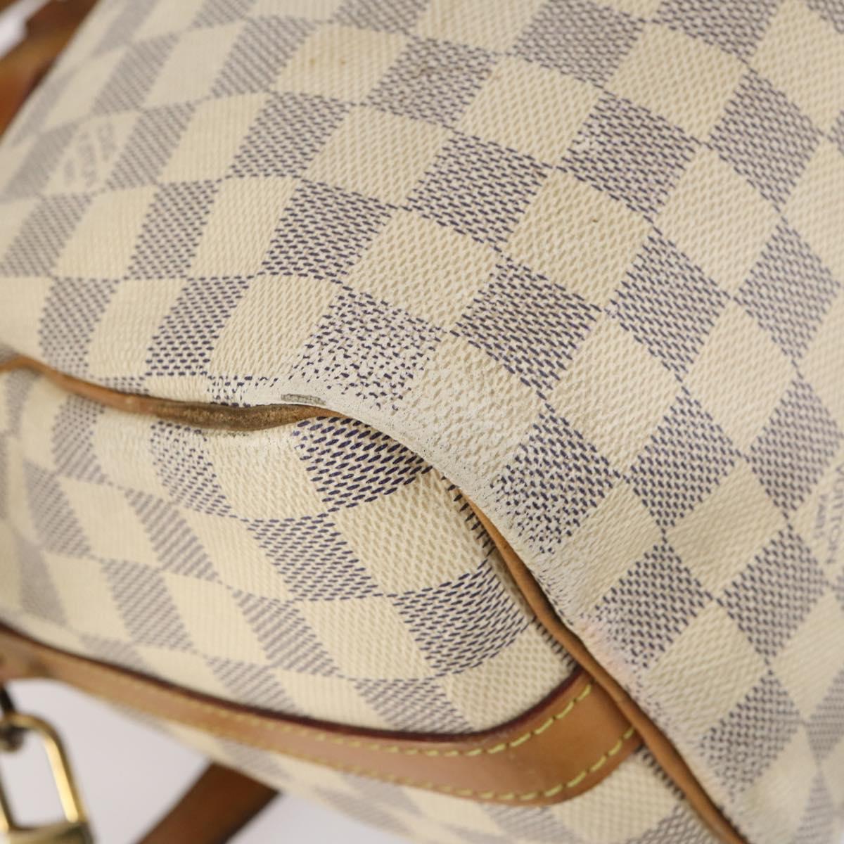 LOUIS VUITTON Damier Azur Speedy Bandouliere 25 Hand Bag N41000 LV Auth 145036