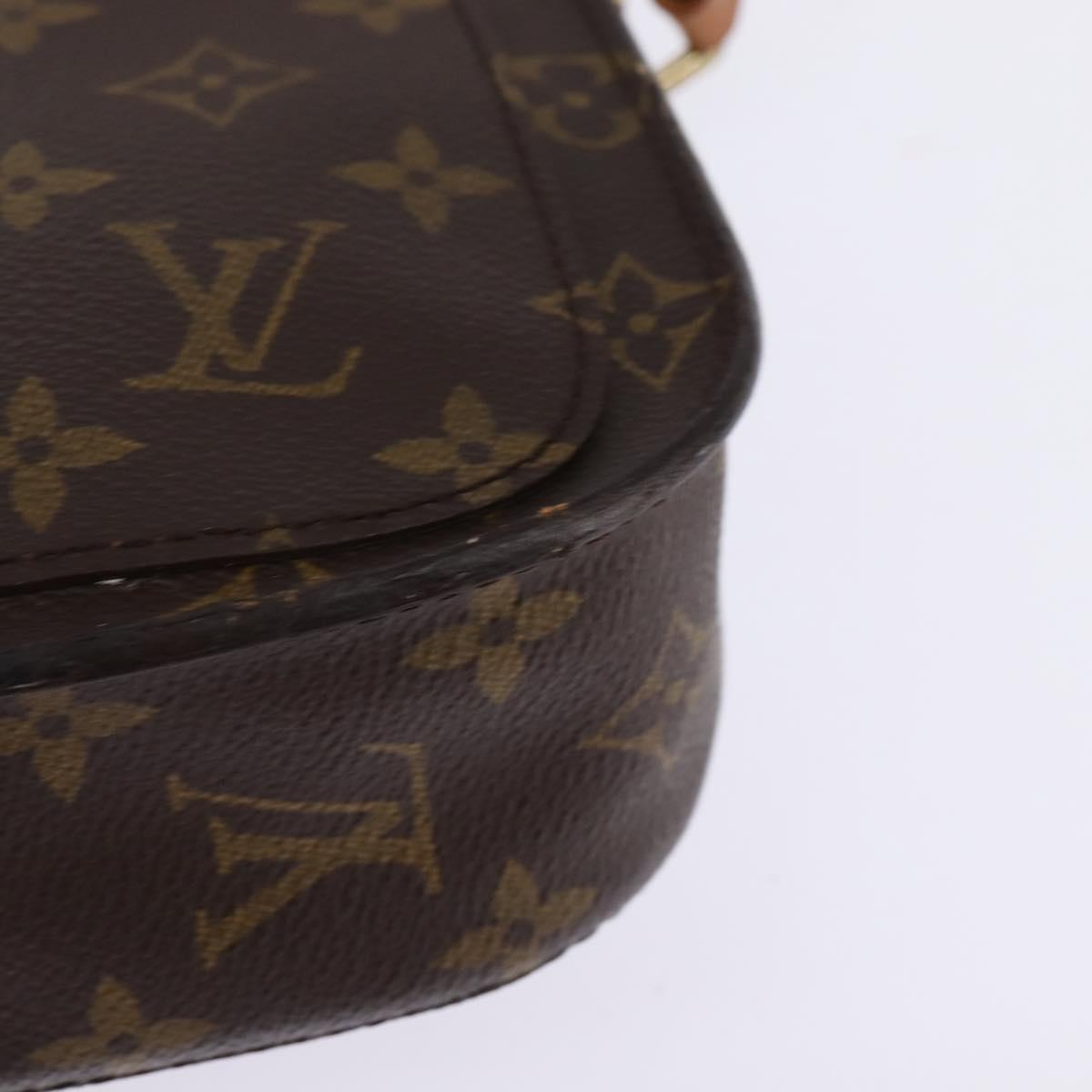 LOUIS VUITTON Monogram Saint Cloud PM Shoulder Bag M51244 LV Auth 145043