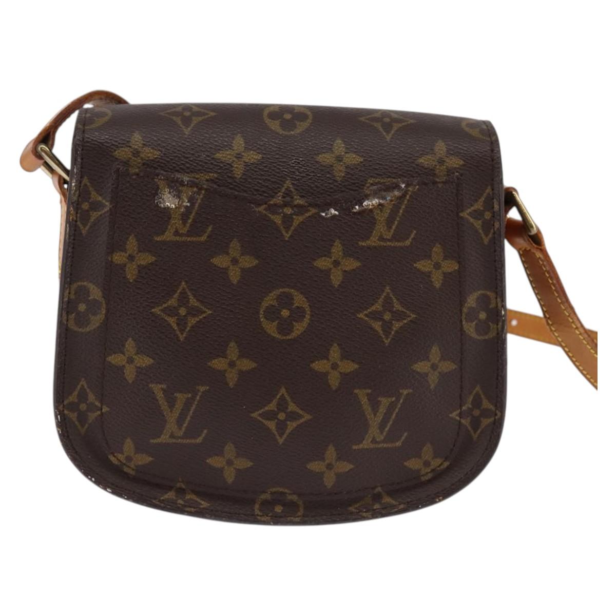 LOUIS VUITTON Monogram Saint Cloud PM Shoulder Bag M51244 LV Auth 145043