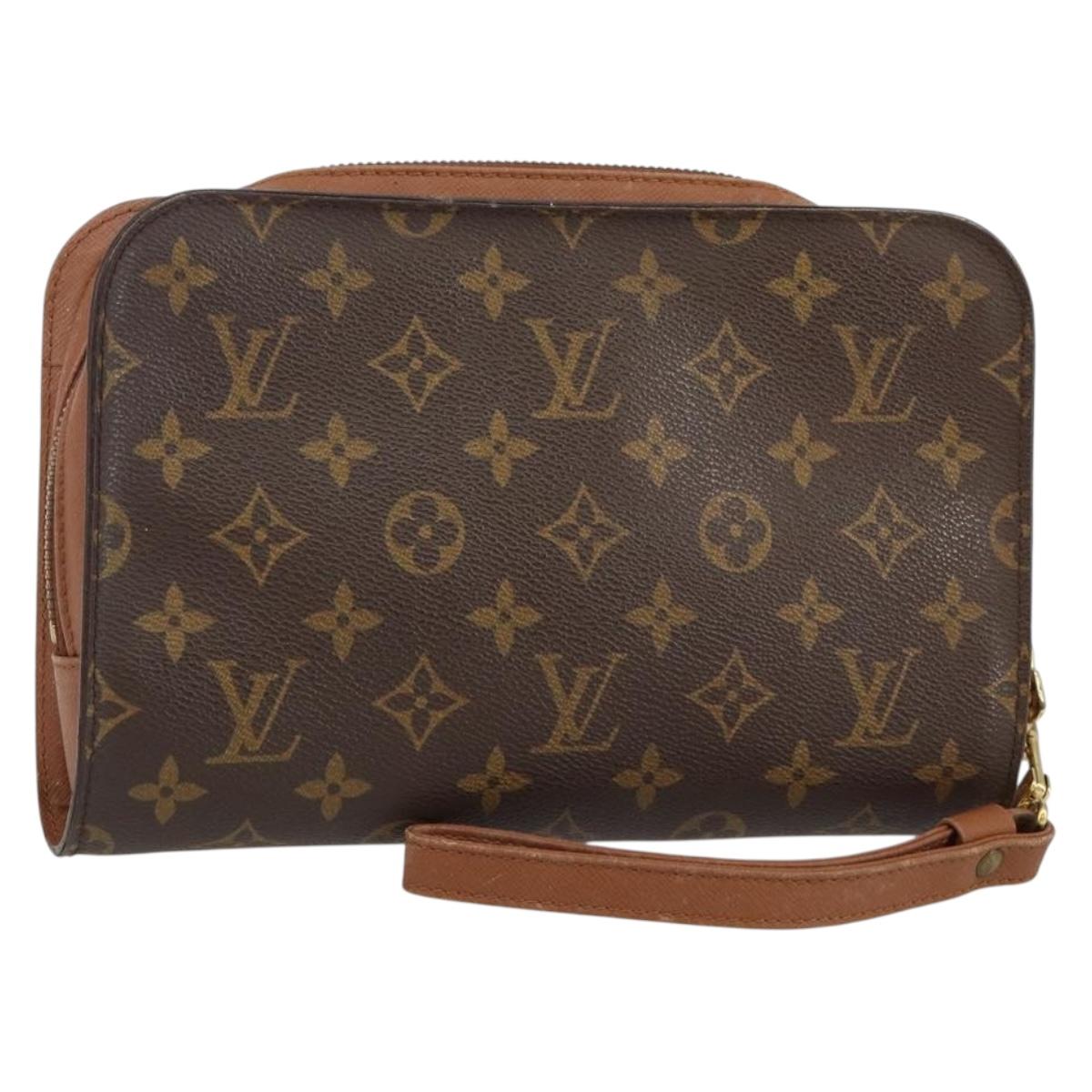 LOUIS VUITTON Monogram Orsay Clutch Bag M51790 LV Auth 145044