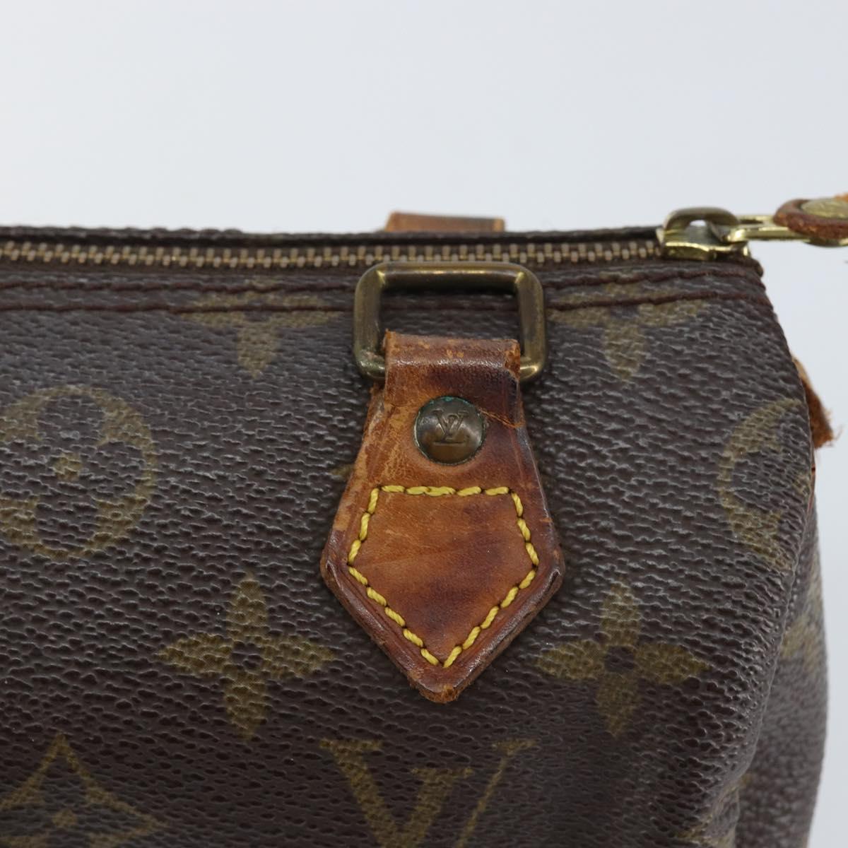 LOUIS VUITTON Monogram Mini Speedy Hand Bag M41534 LV Auth 145047