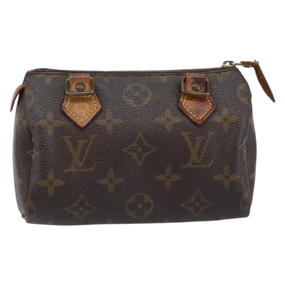 LOUIS VUITTON Monogram Mini Speedy Hand Bag M41534 LV Auth 145047
