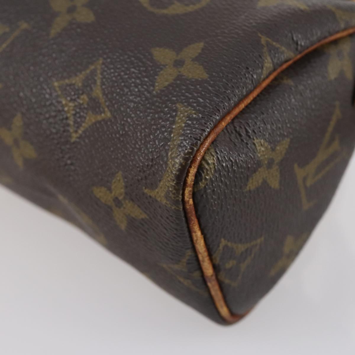 LOUIS VUITTON Monogram Mini Speedy Hand Bag M41534 LV Auth 145048