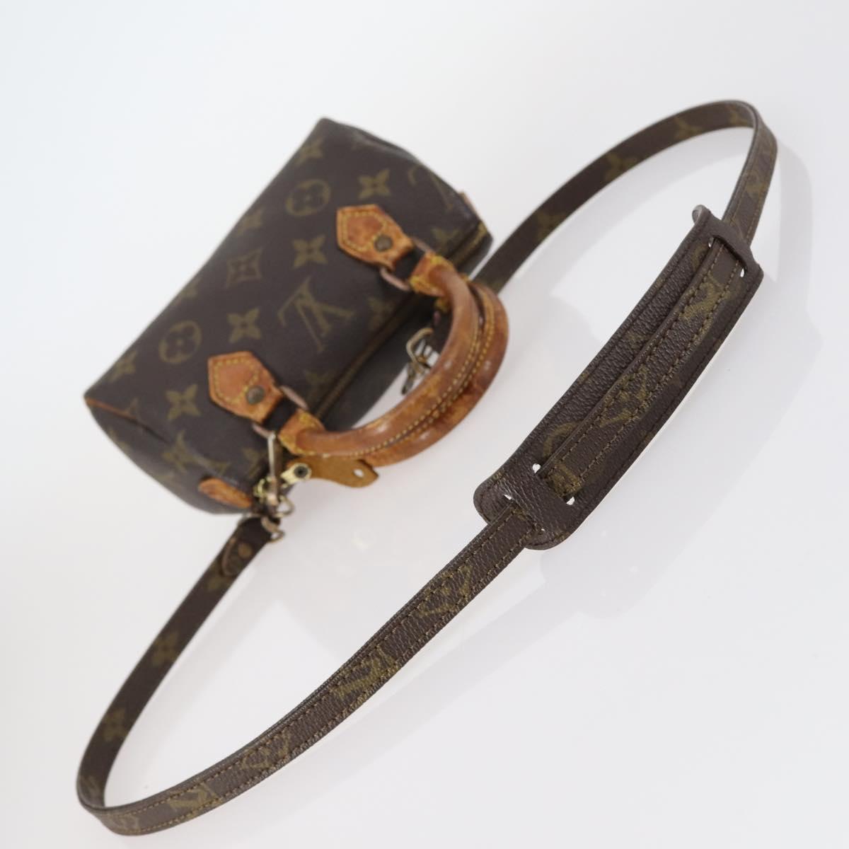 LOUIS VUITTON Monogram Mini Speedy Hand Bag M41534 LV Auth 145048