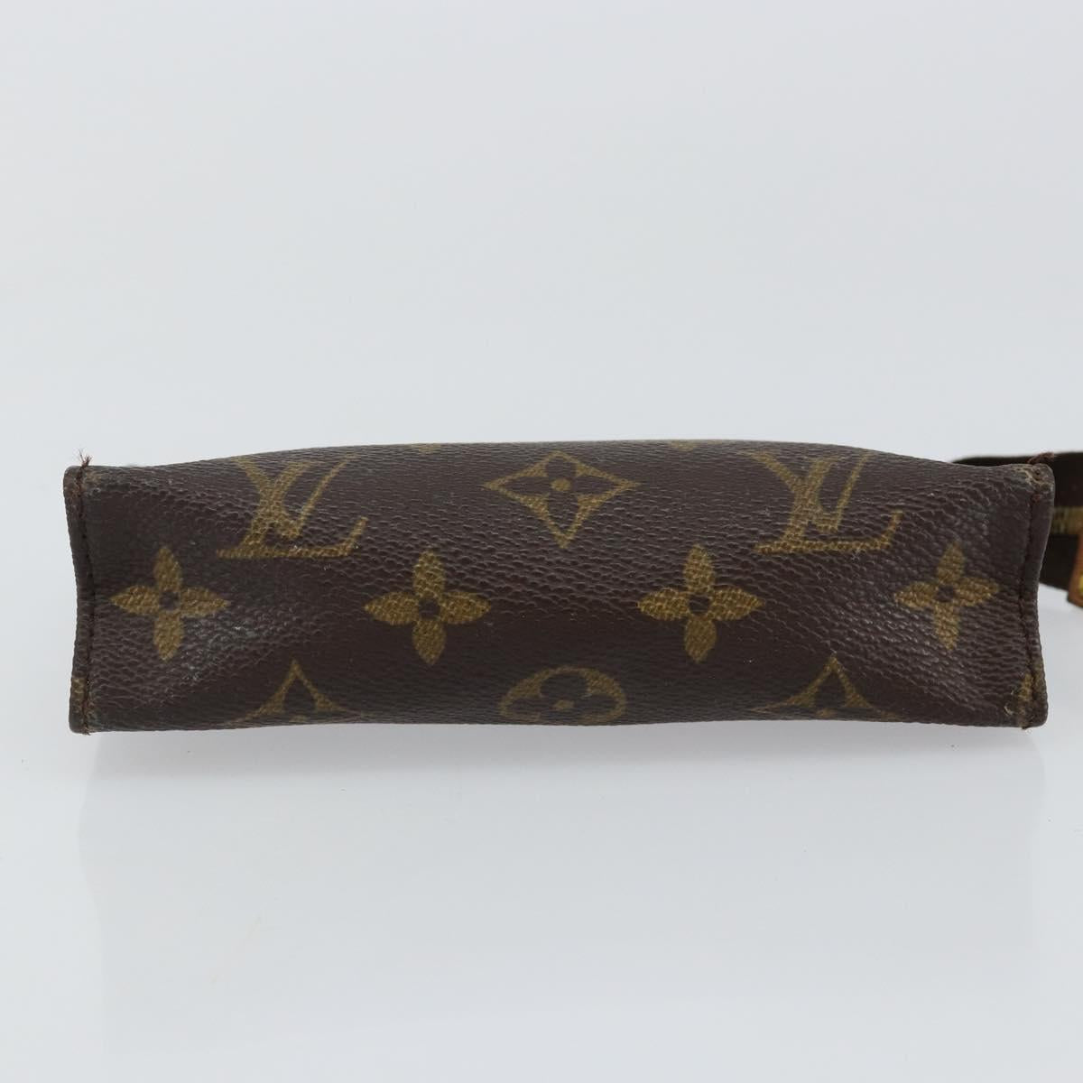 LOUIS VUITTON Monogram Poche Toilette 15 Pouch M47546 LV Auth 145049