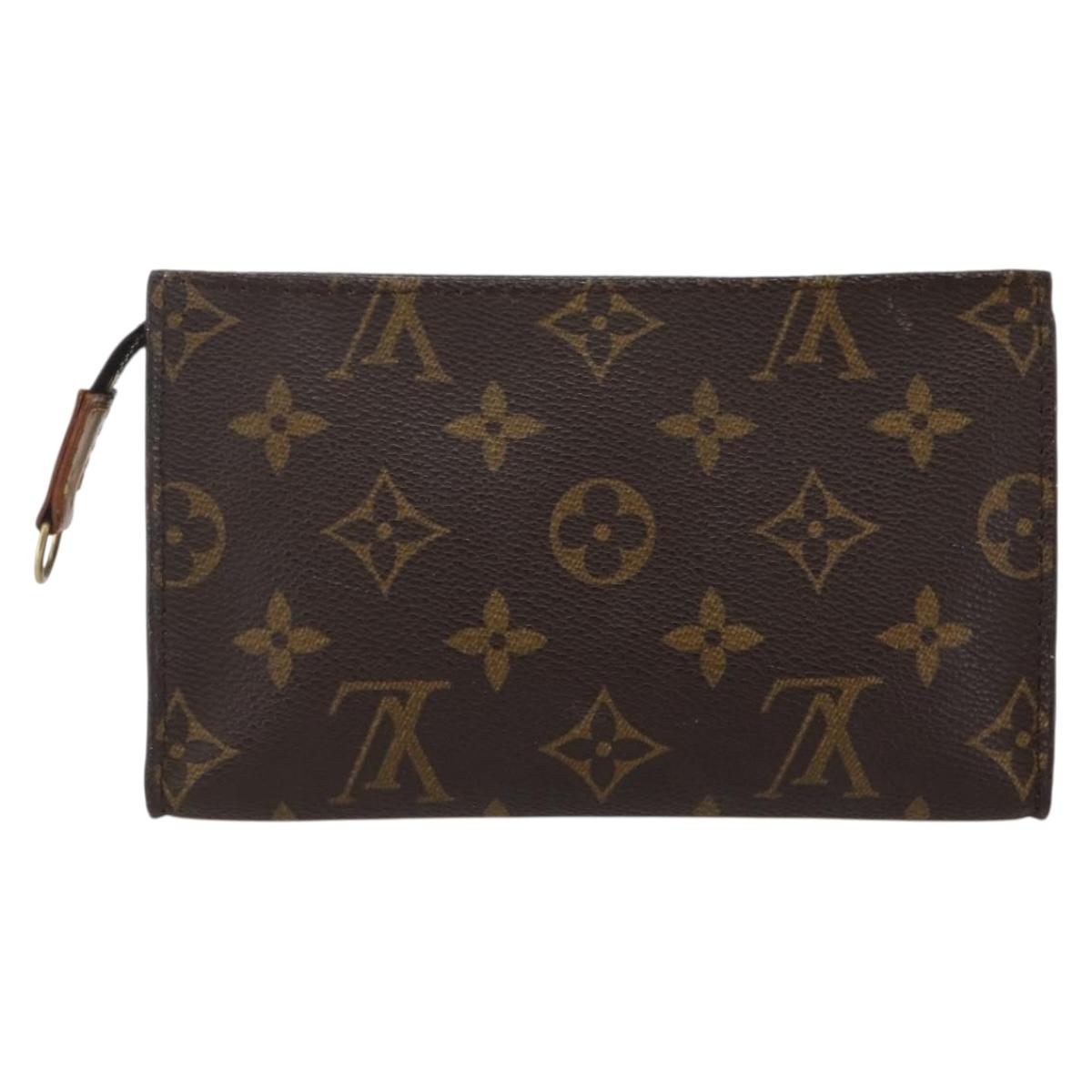 LOUIS VUITTON Monogram Bucket PM Accessory Pouch LV Auth 145050