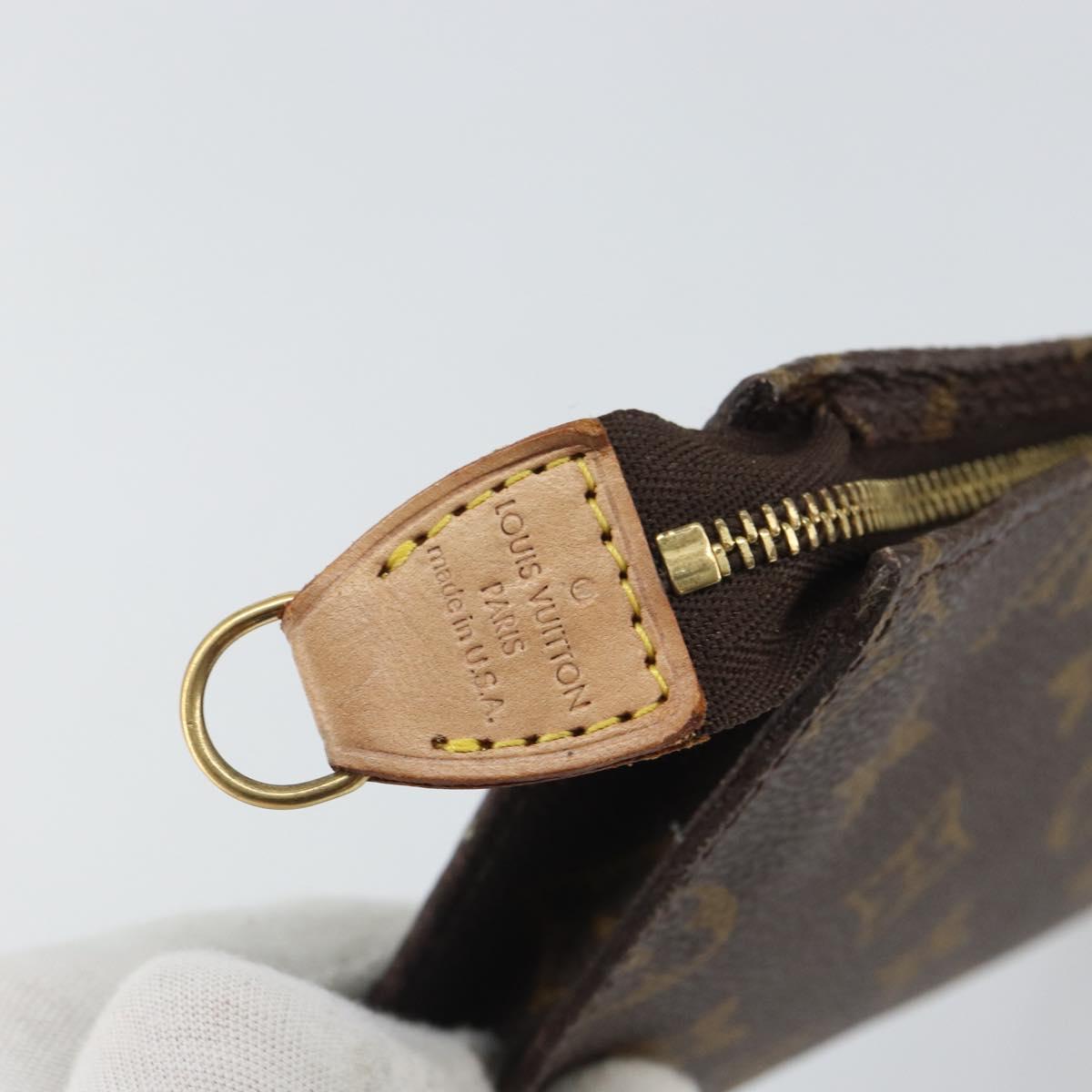 LOUIS VUITTON Monogram Bucket PM Accessory Pouch LV Auth 145051